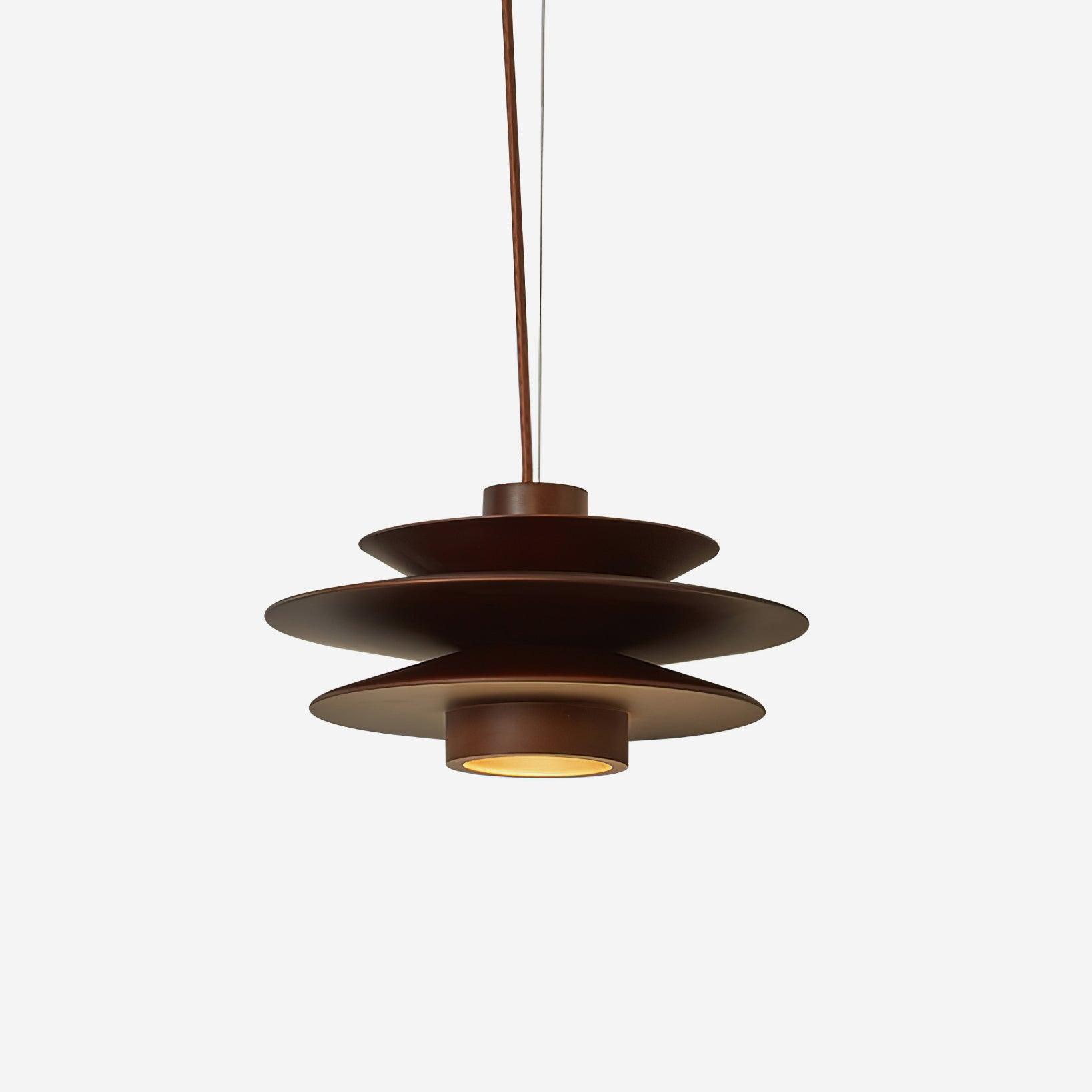 Axis Mid-Century-Pendelleuchte aus Walnussholz-Letslighting
