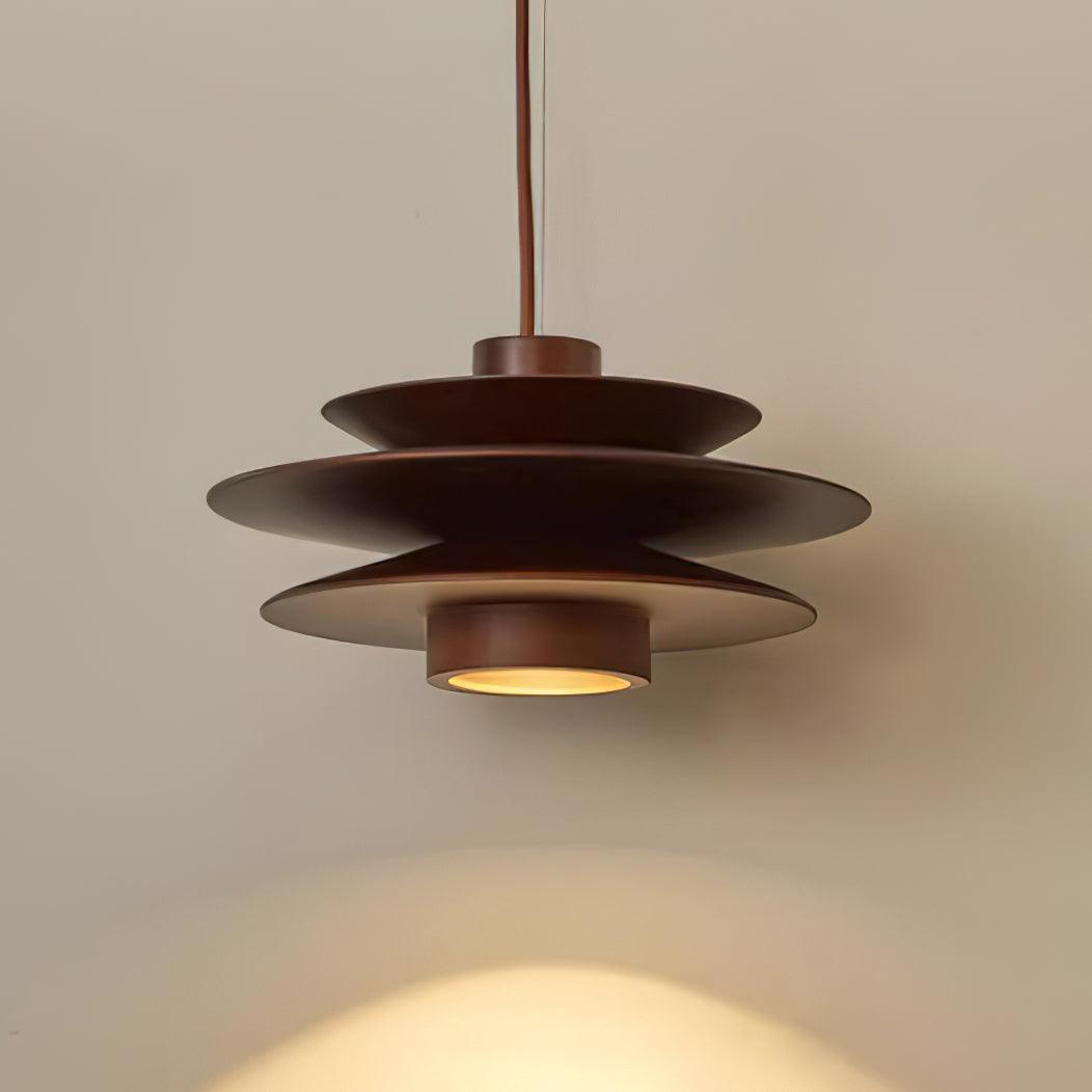 Axis Mid-Century-Pendelleuchte aus Walnussholz-Letslighting