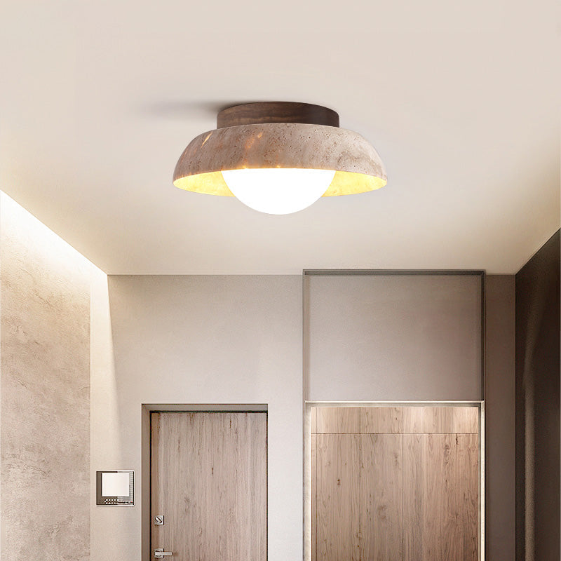 Cuvela Modern Minimalist Travertine Ceiling Lamp - Letslighting