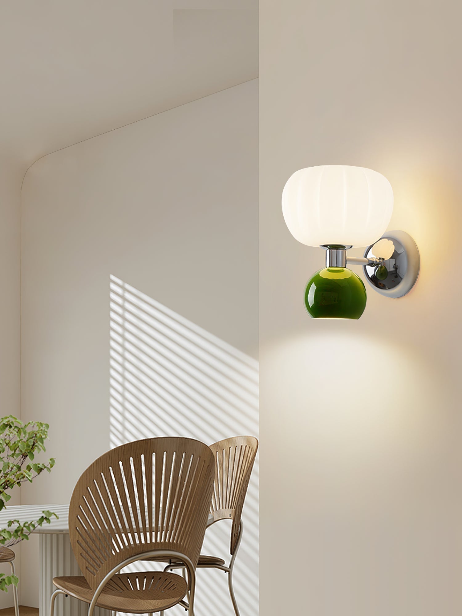 Syrinora Elegante Moderne Wandleuchte aus Chrom-Letslighting