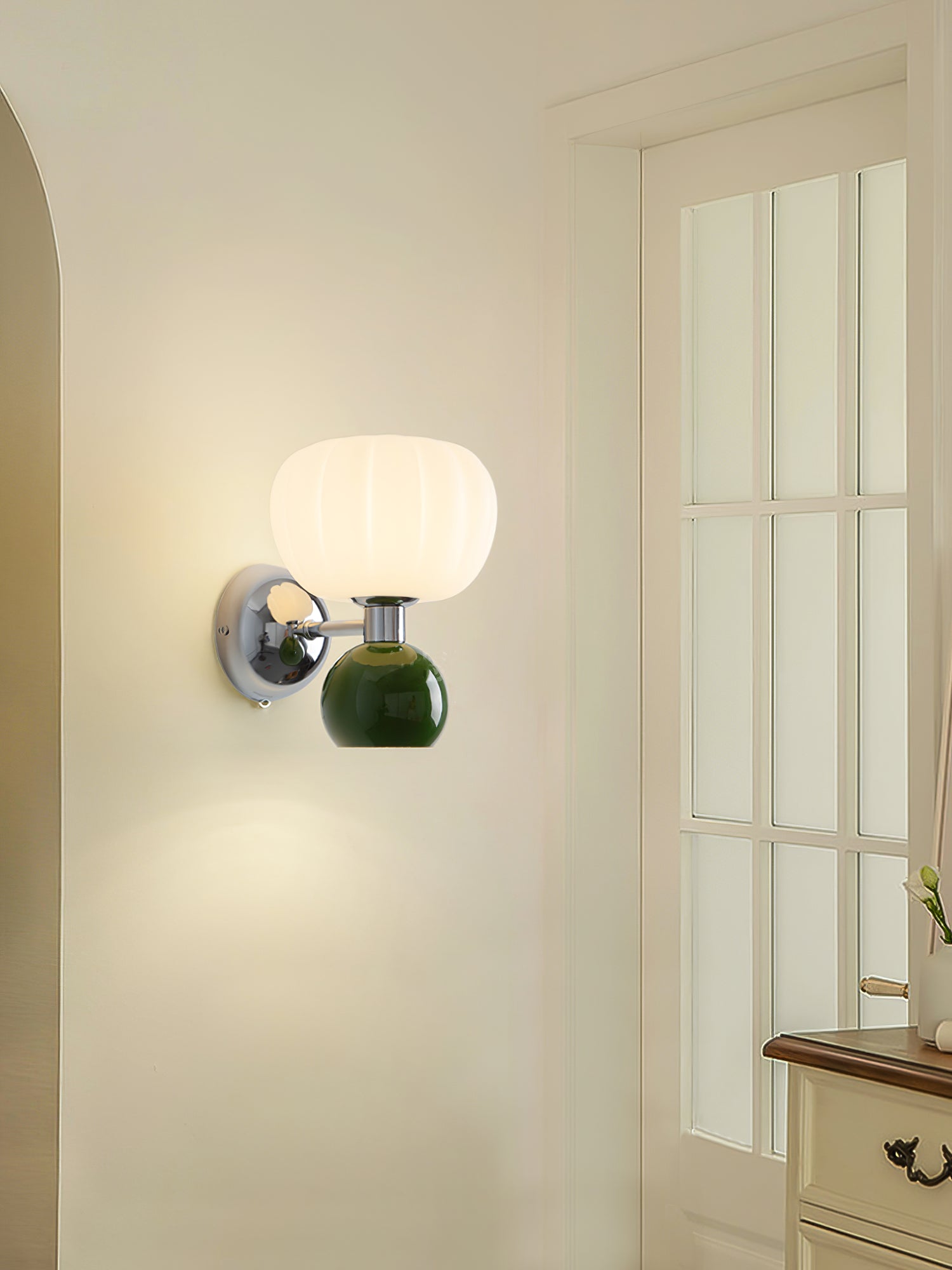 Syrinora Elegante Moderne Wandleuchte aus Chrom-Letslighting