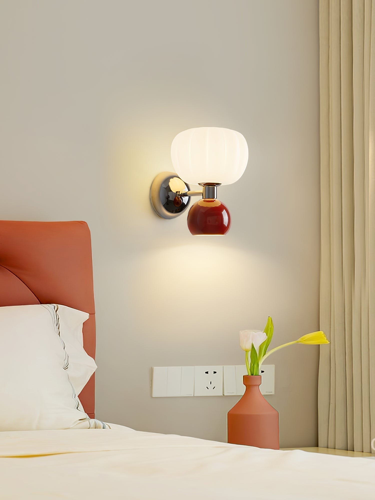Syrinora Elegante Moderne Wandleuchte aus Chrom-Letslighting