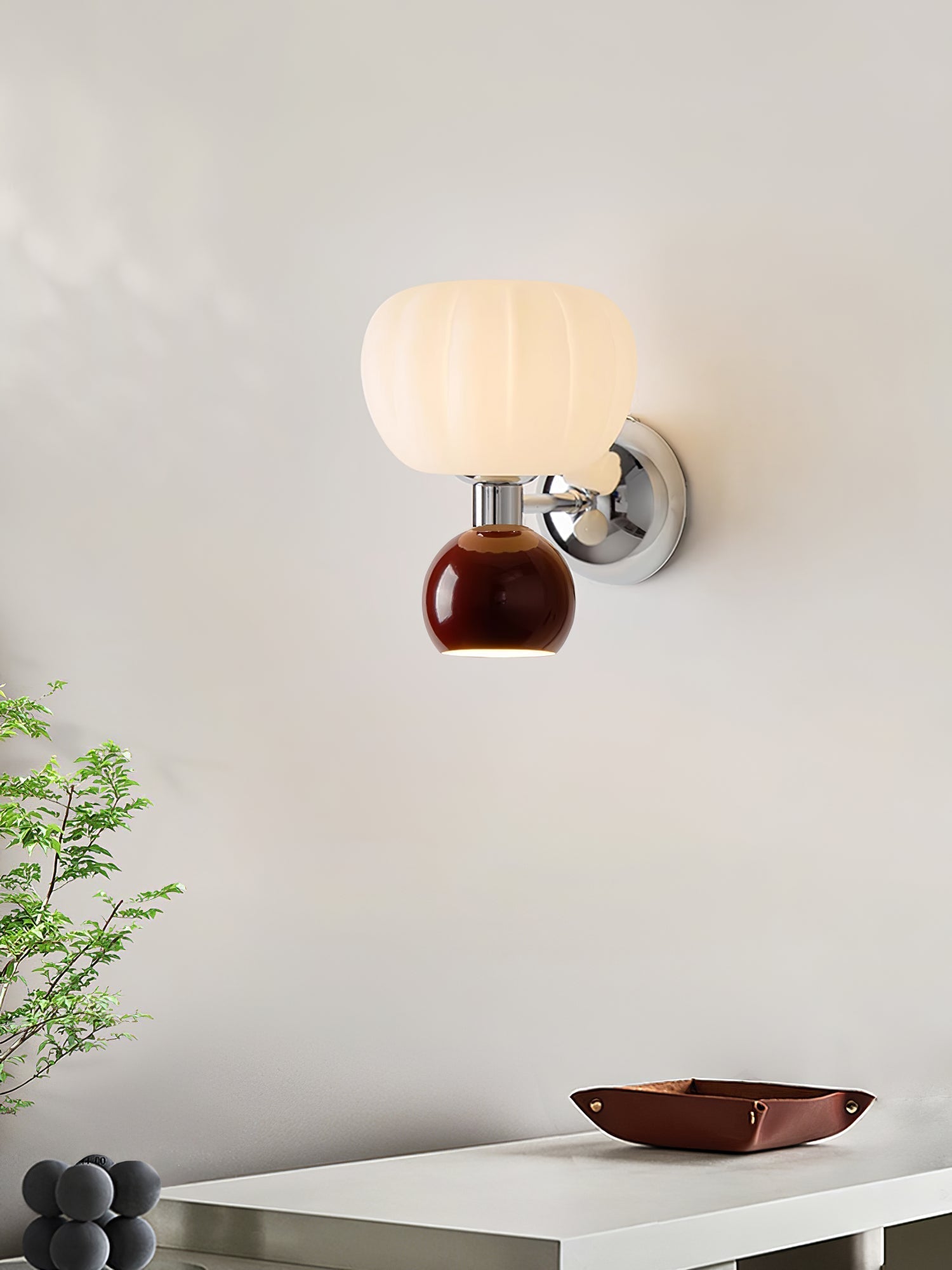Syrinora Elegante Moderne Wandleuchte aus Chrom-Letslighting