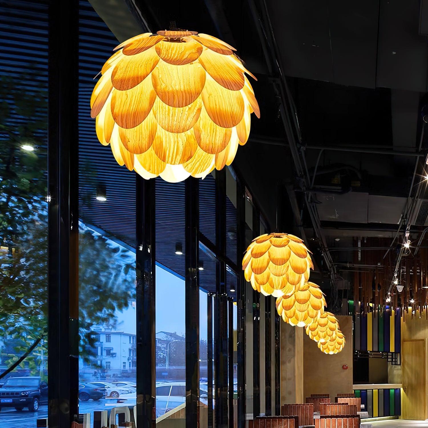 Wlara Modern Holz Pendelleuchte Leuchte-Letslighting