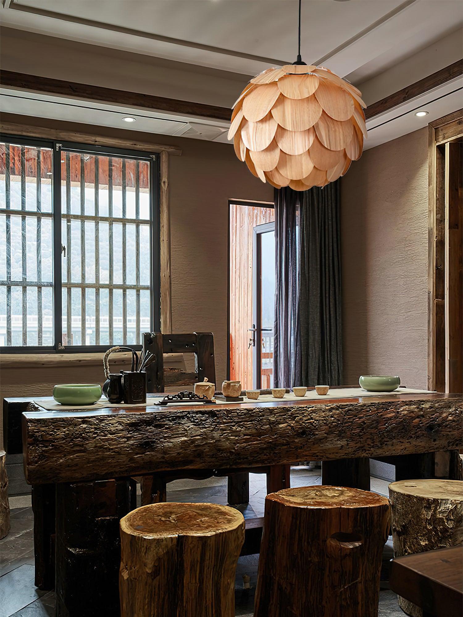 Wlara Modern Holz Pendelleuchte Leuchte-Letslighting