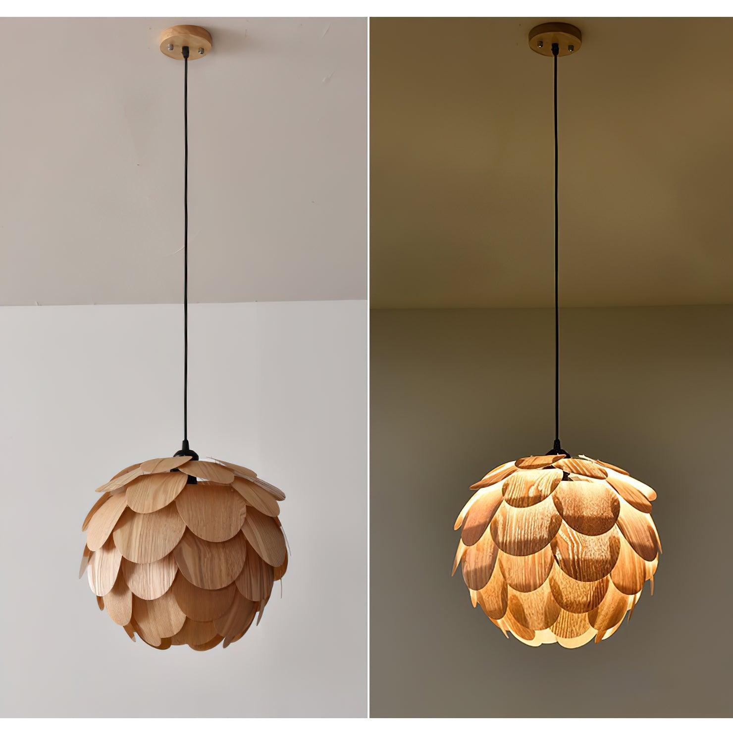 Wlara Modern Holz Pendelleuchte Leuchte-Letslighting