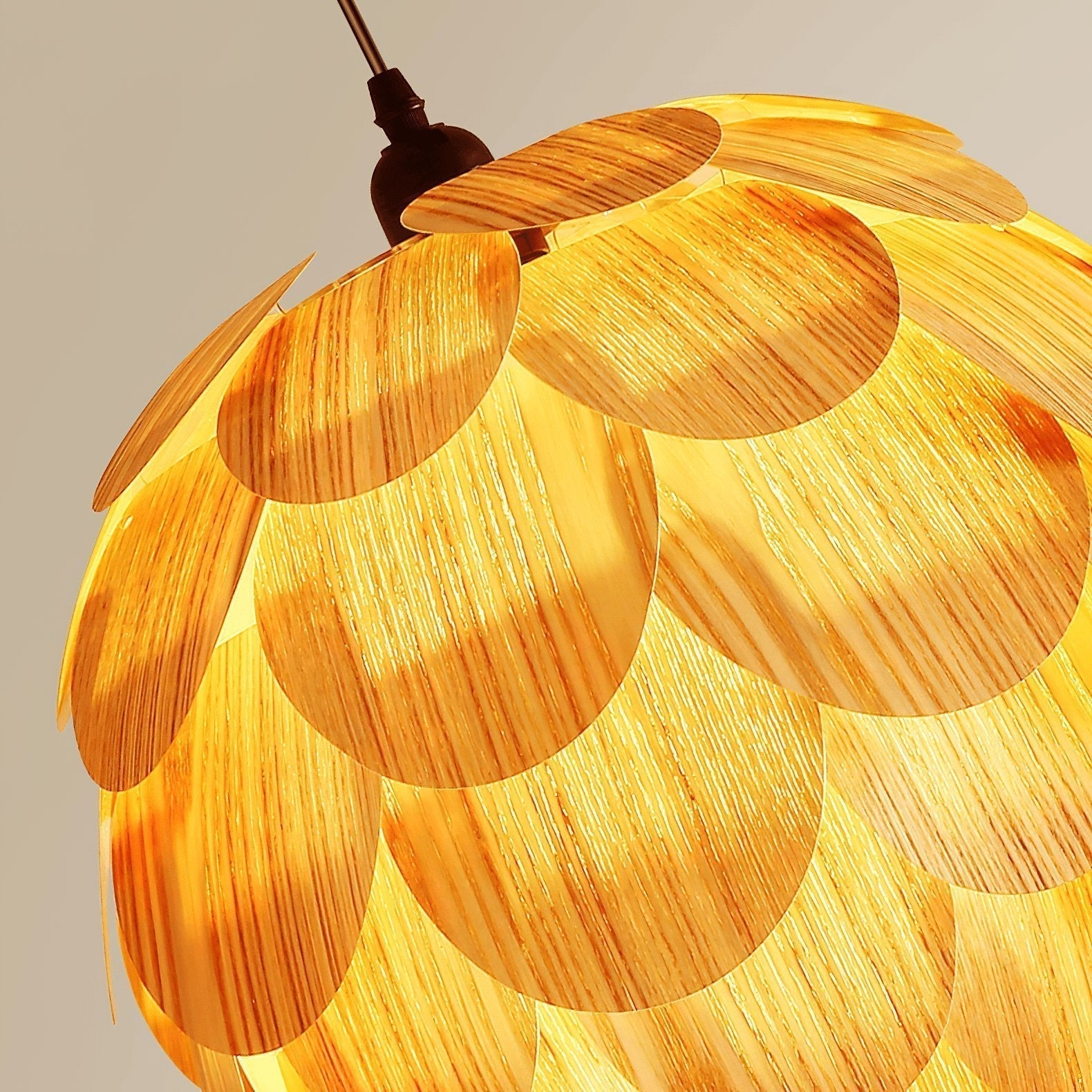 Wlara Modern Holz Pendelleuchte Leuchte-Letslighting