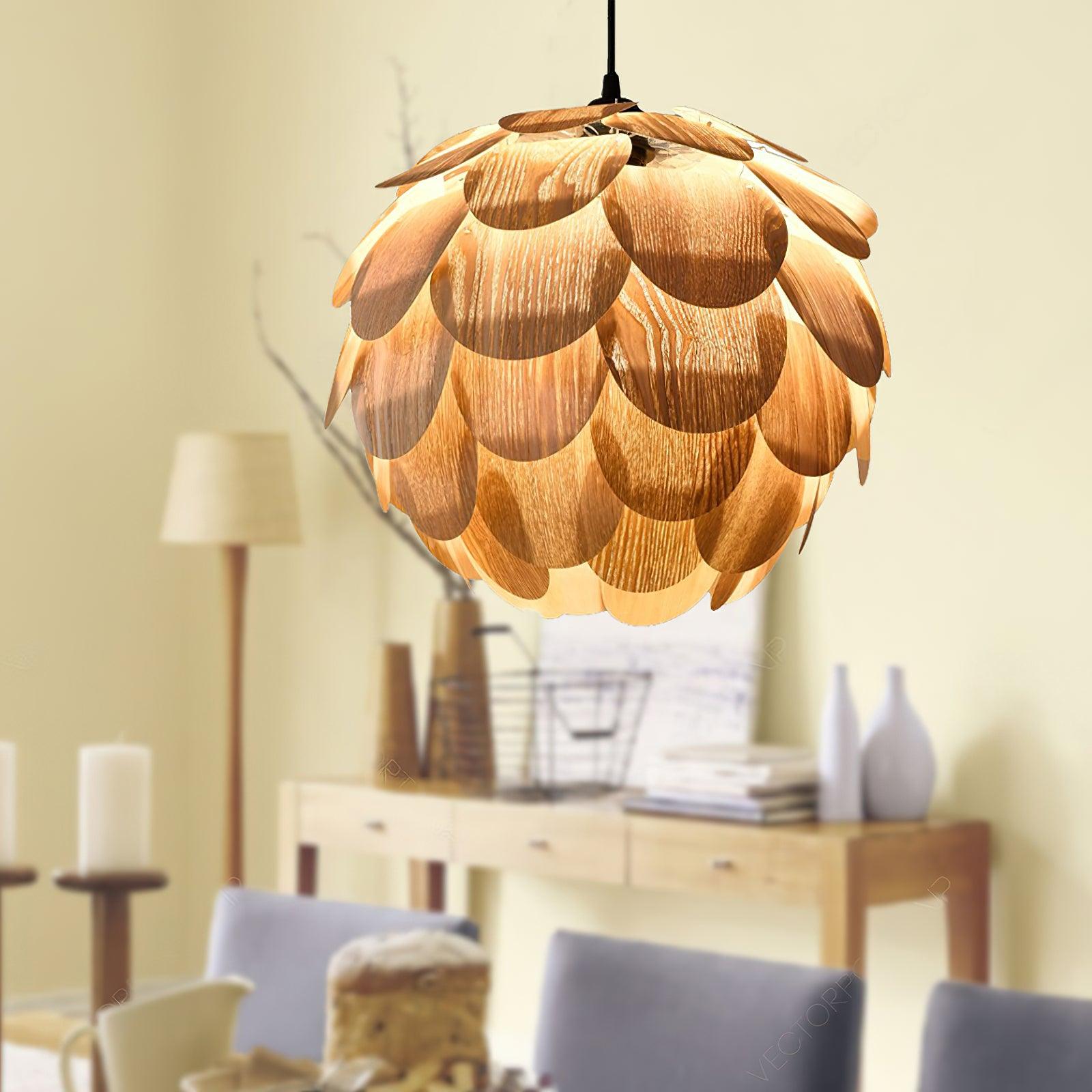 Wlara Modern Holz Pendelleuchte Leuchte-Letslighting