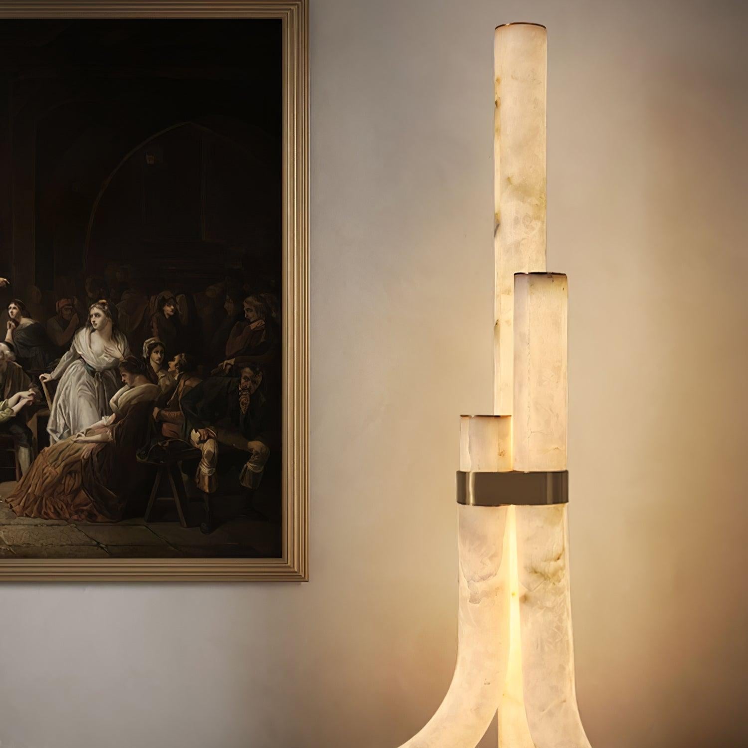 Orion Alabaster Floor Lamp - Neutralighting