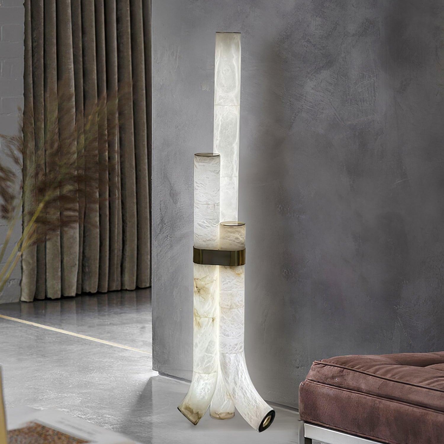 Orion Alabaster Floor Lamp - Neutralighting