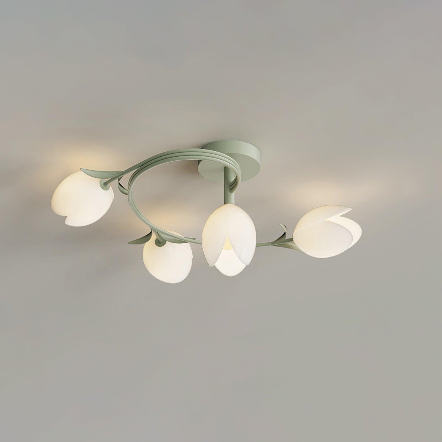 Iris 6-Light Tulip Ceiling Light - Letslighting