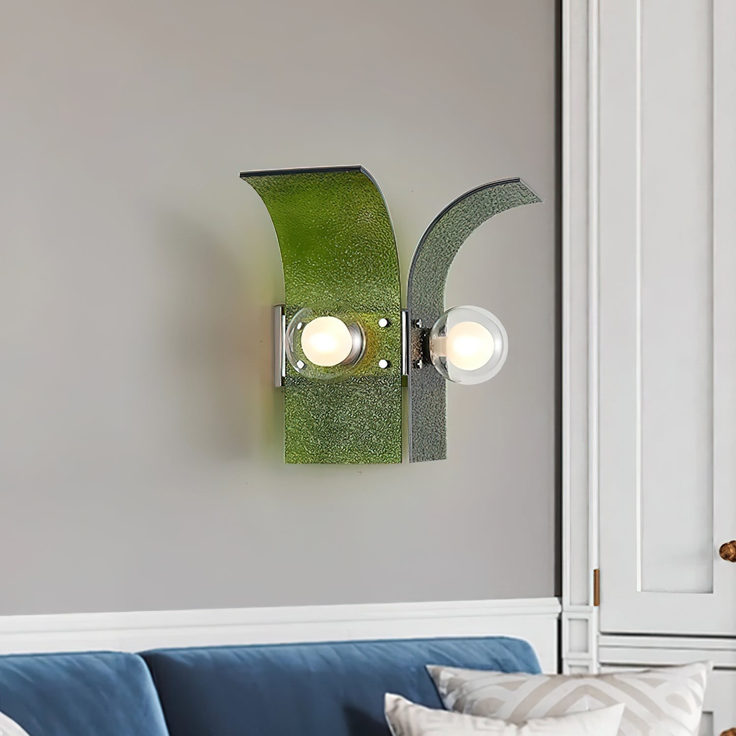 Morgan Moderne Glaswandleuchte-Letslighting