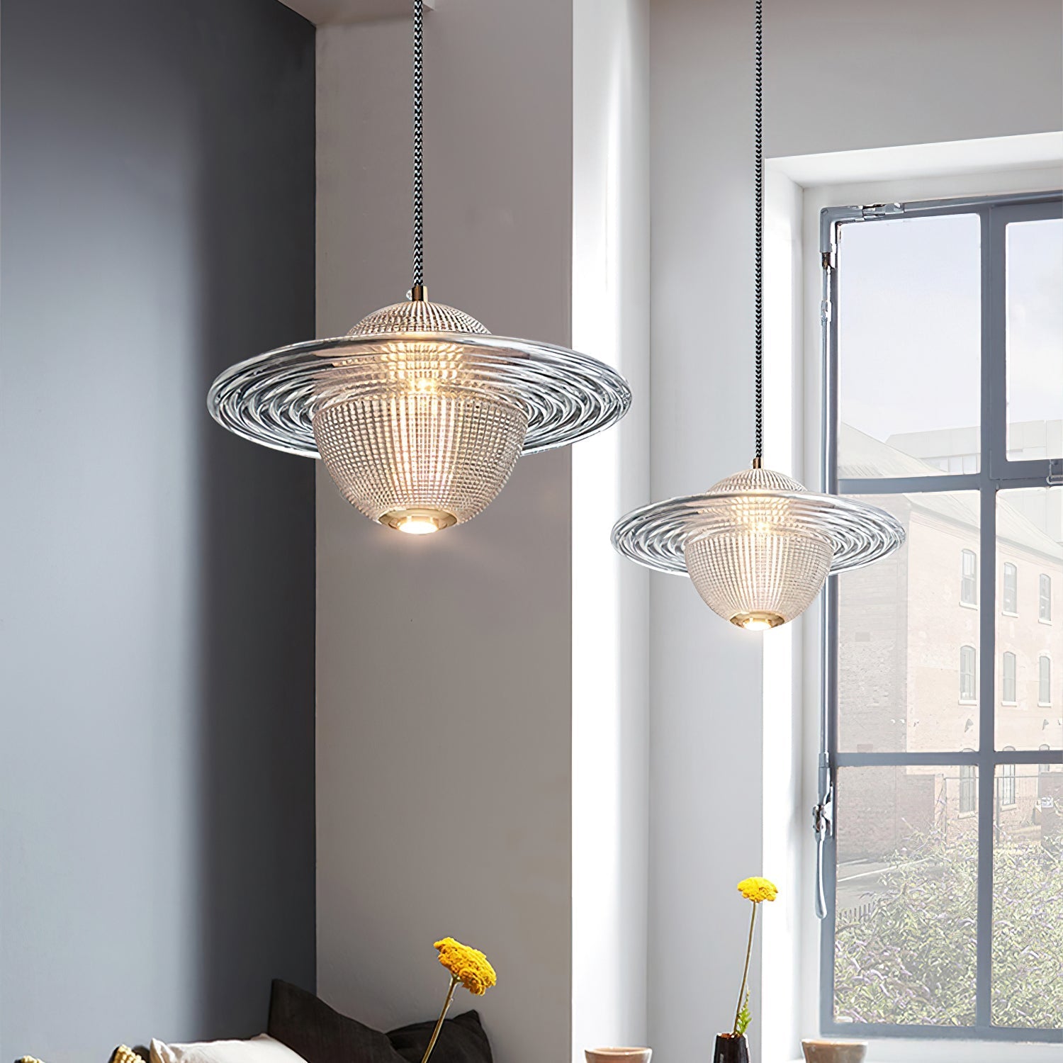 Valentina Modern Kreativ LED Pendelleuchte Metall/Glas Schlafzimmer