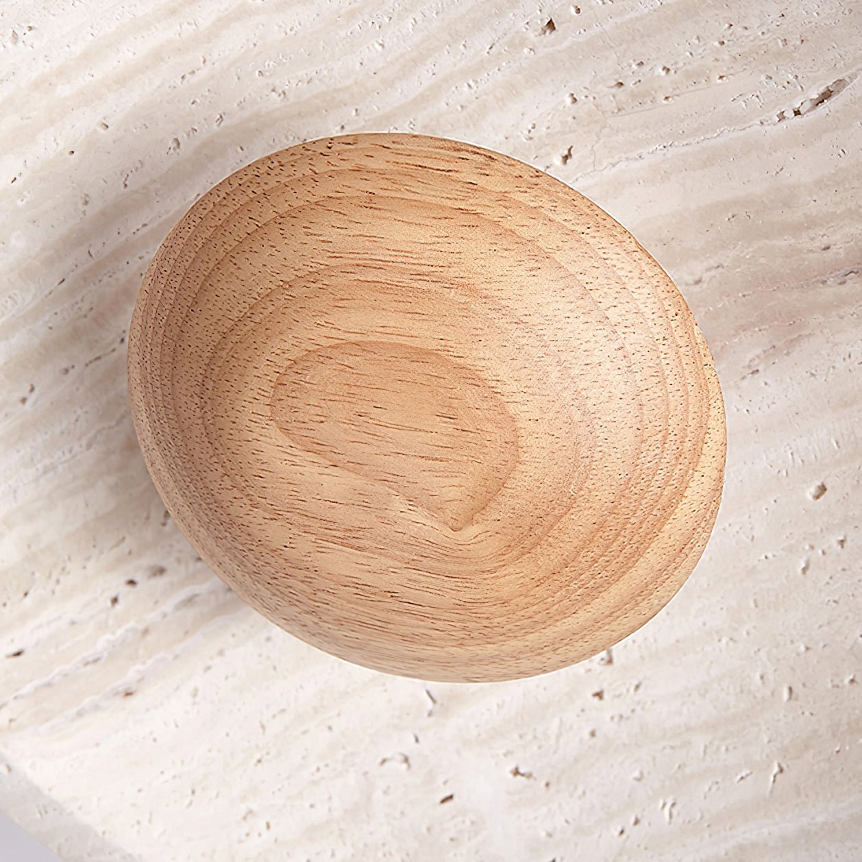 Zodore Wide-Brim Travertine Pendant Light - Neutralighting