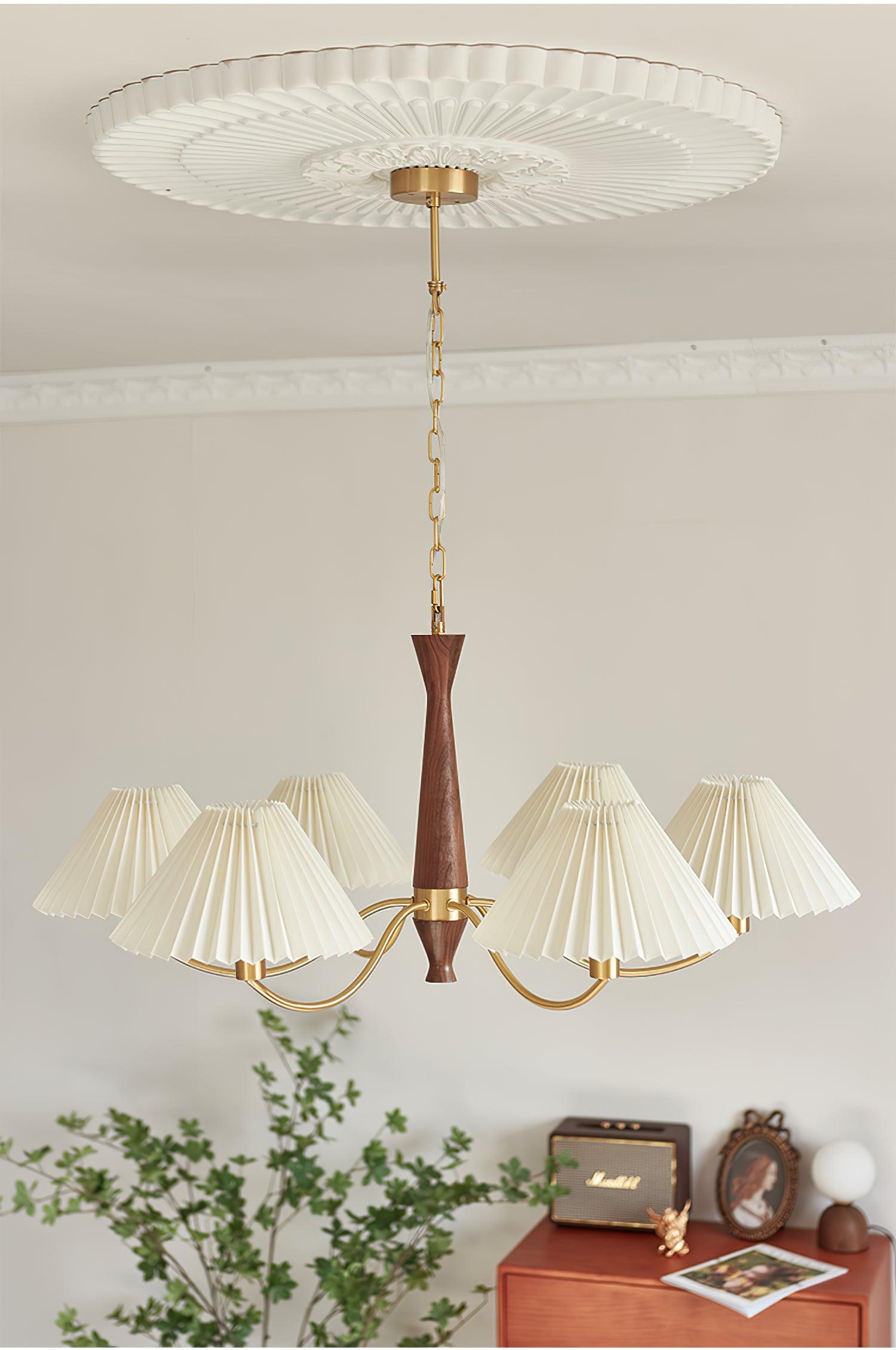 Pleated Chandelier - Blowlighting