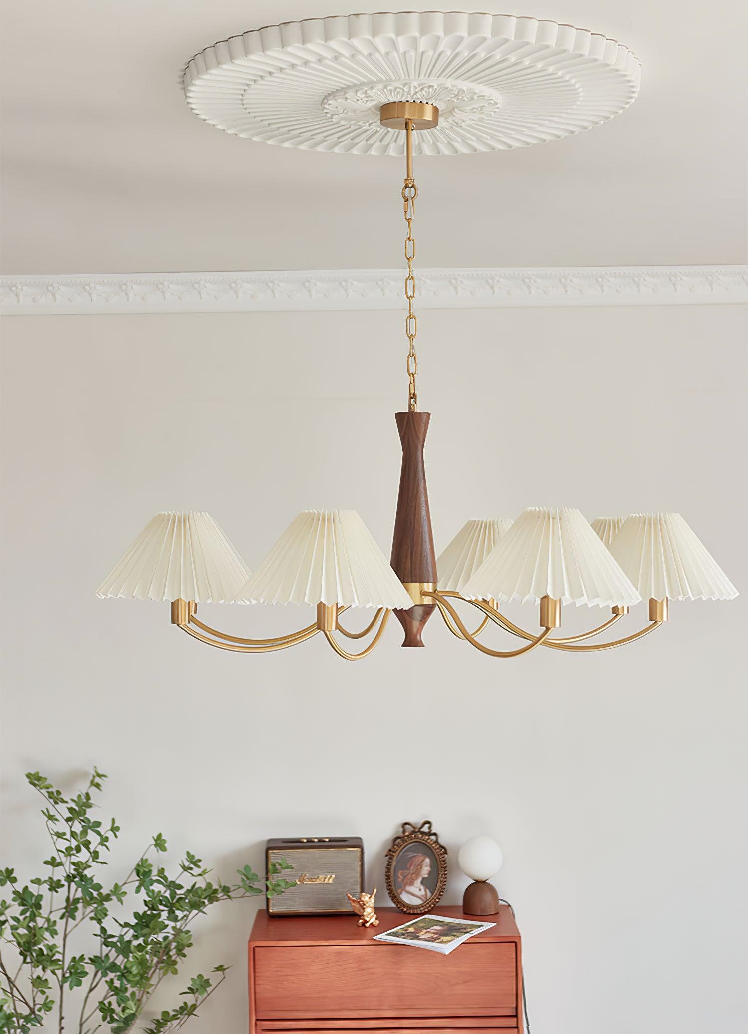 Pleated Chandelier - Blowlighting