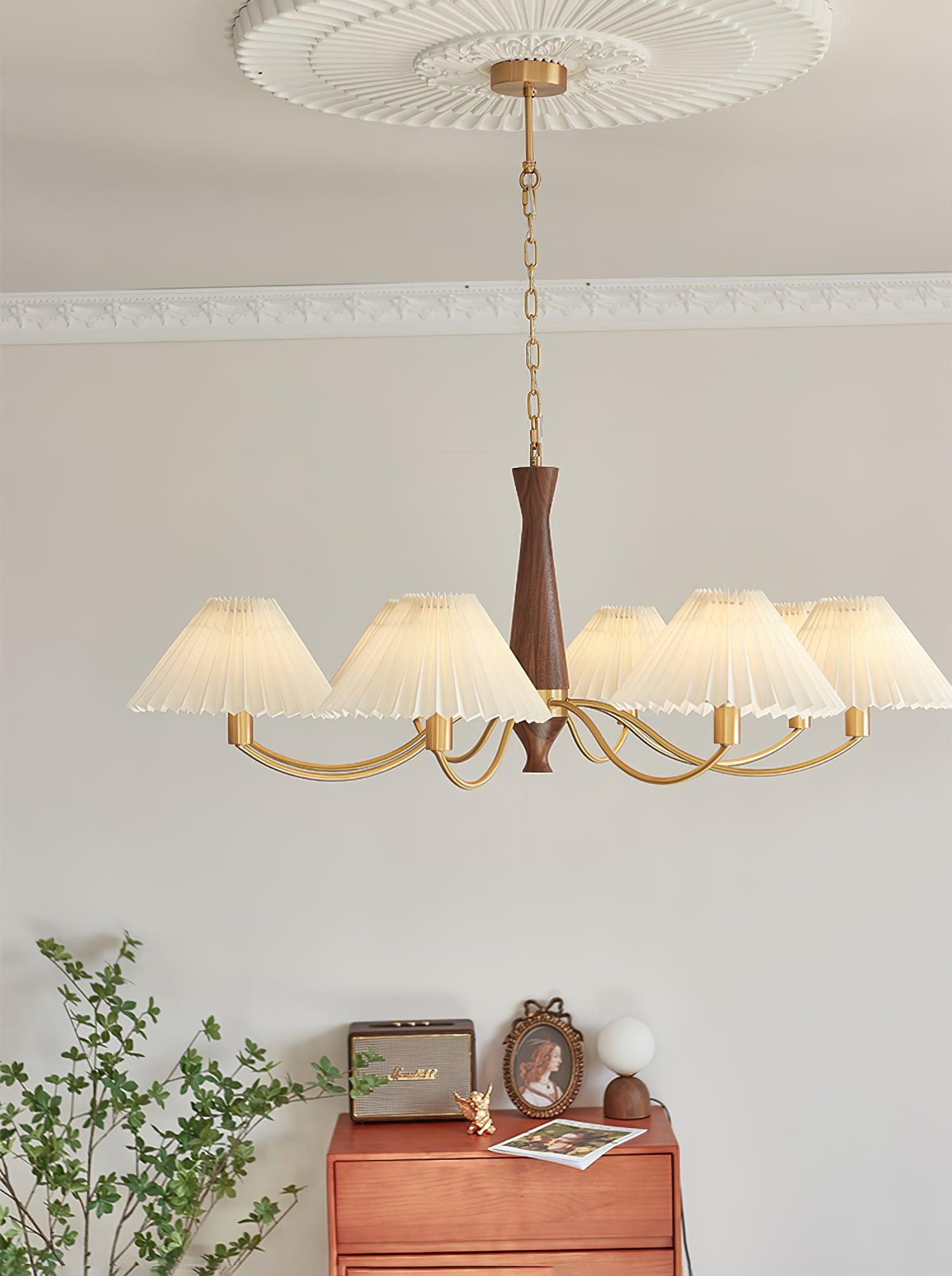 Pleated Chandelier - Blowlighting