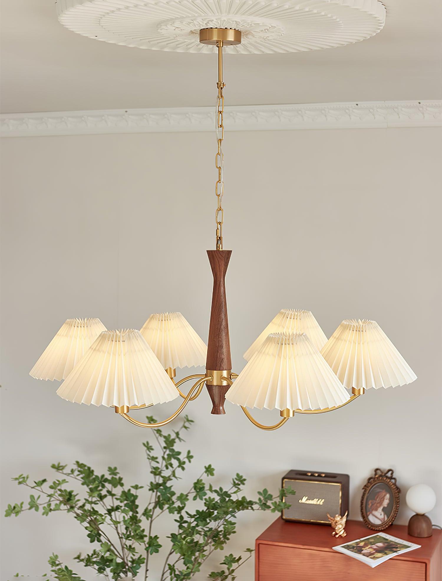 Pleated Chandelier - Blowlighting