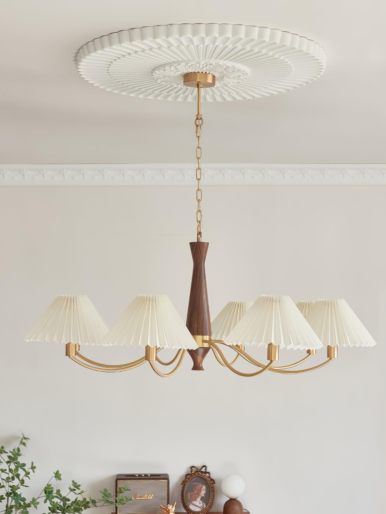 Pleated Chandelier - Blowlighting