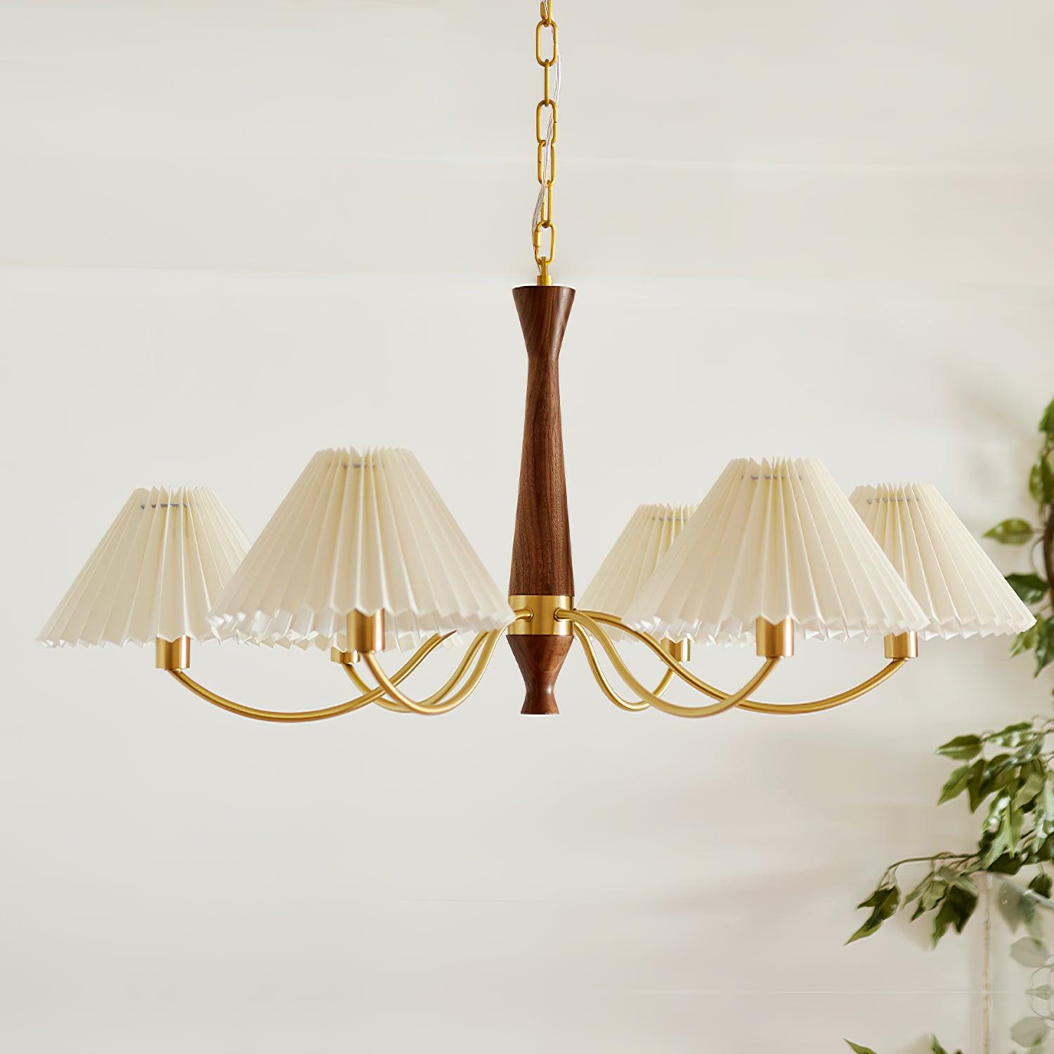 Pleated Chandelier - Blowlighting
