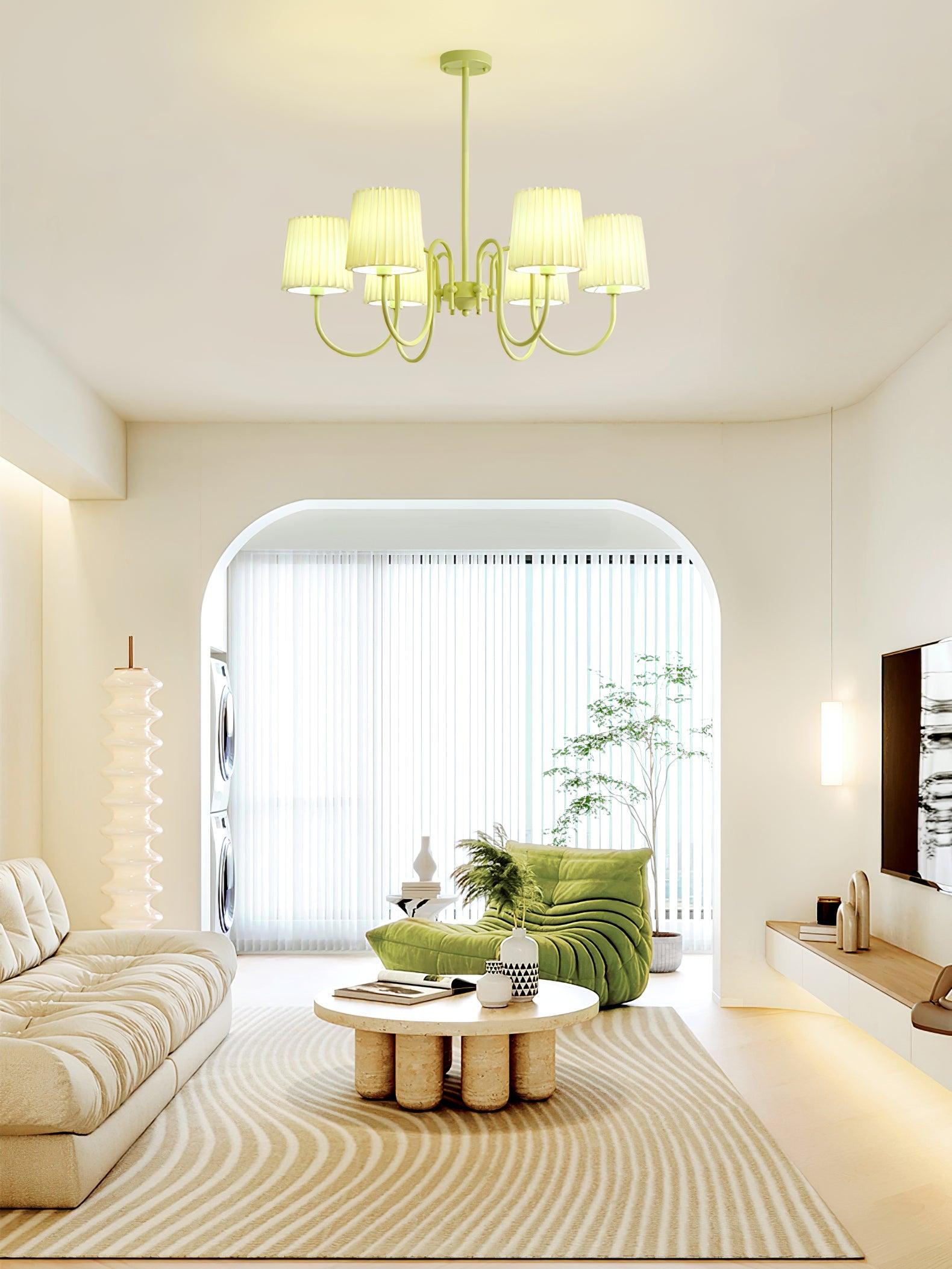 Isolora Eleganter Moderner Stoffkronleuchter-Letslighting
