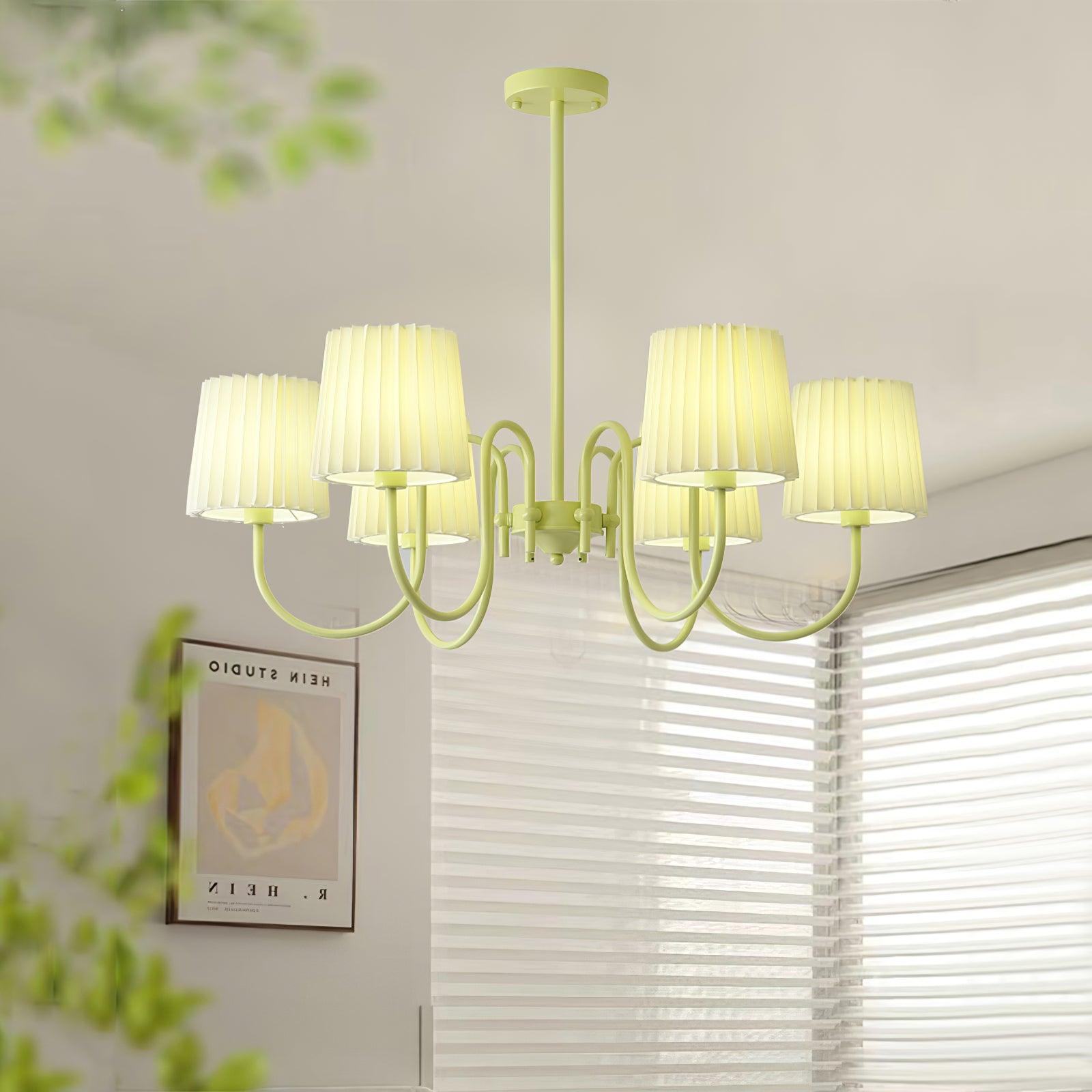 Isolora Eleganter Moderner Stoffkronleuchter-Letslighting