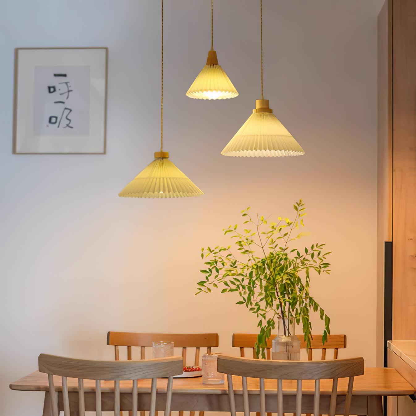 Flora Modern Holz Pendelleuchte Leuchte-Letslighting