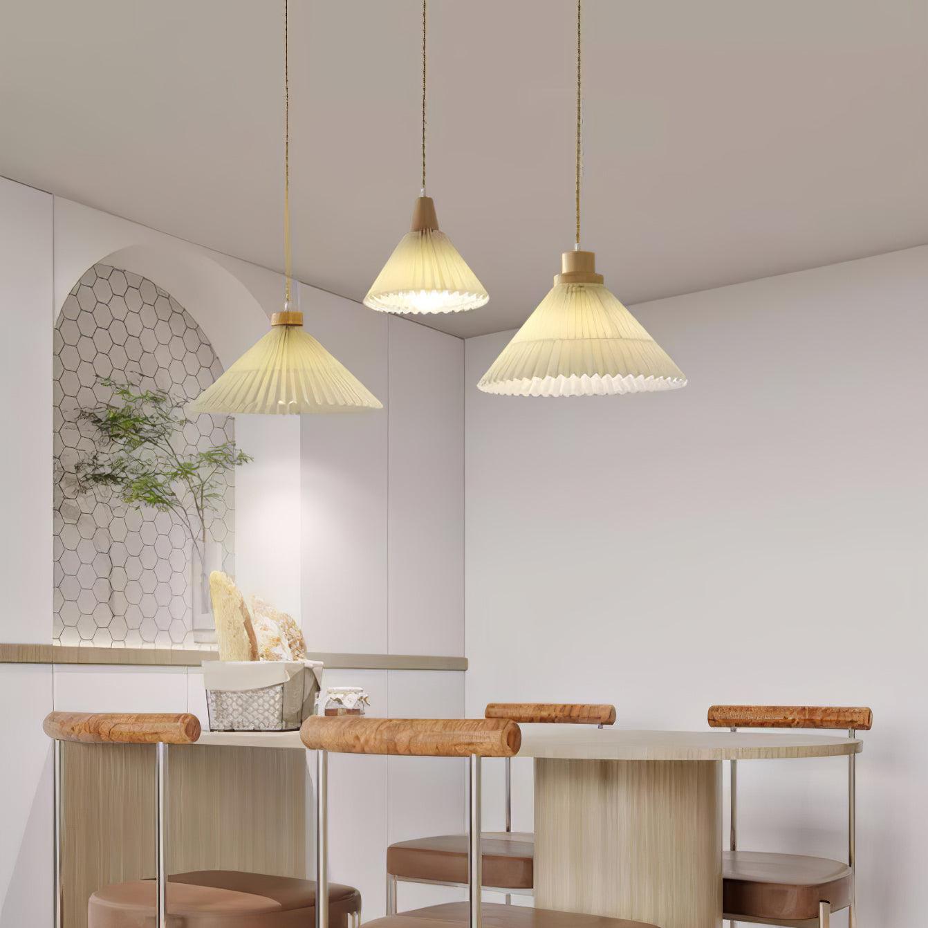 Flora Modern Holz Pendelleuchte Leuchte-Letslighting