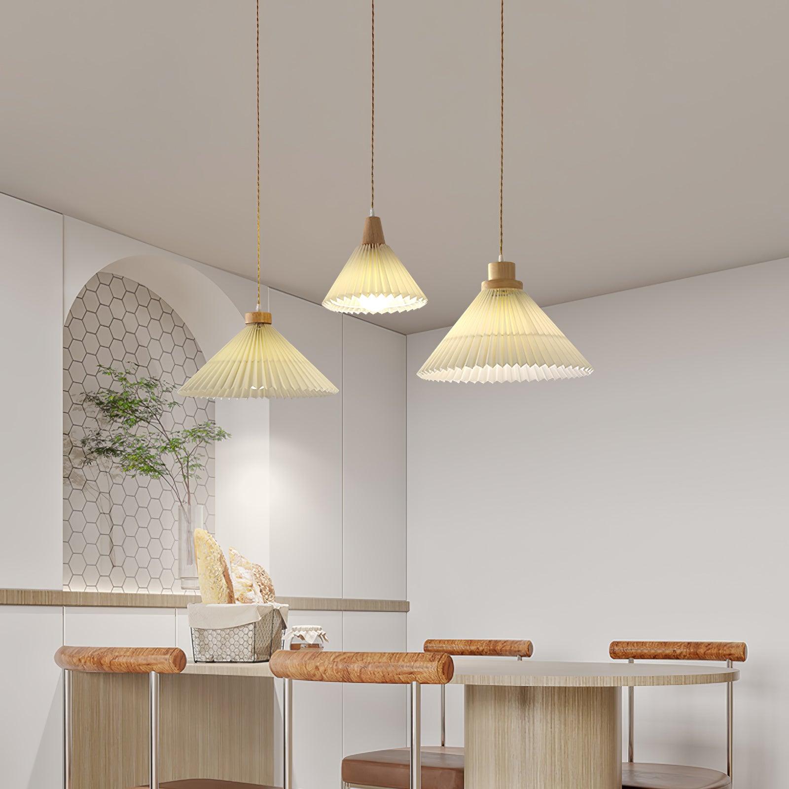 Flora Modern Holz Pendelleuchte Leuchte-Letslighting
