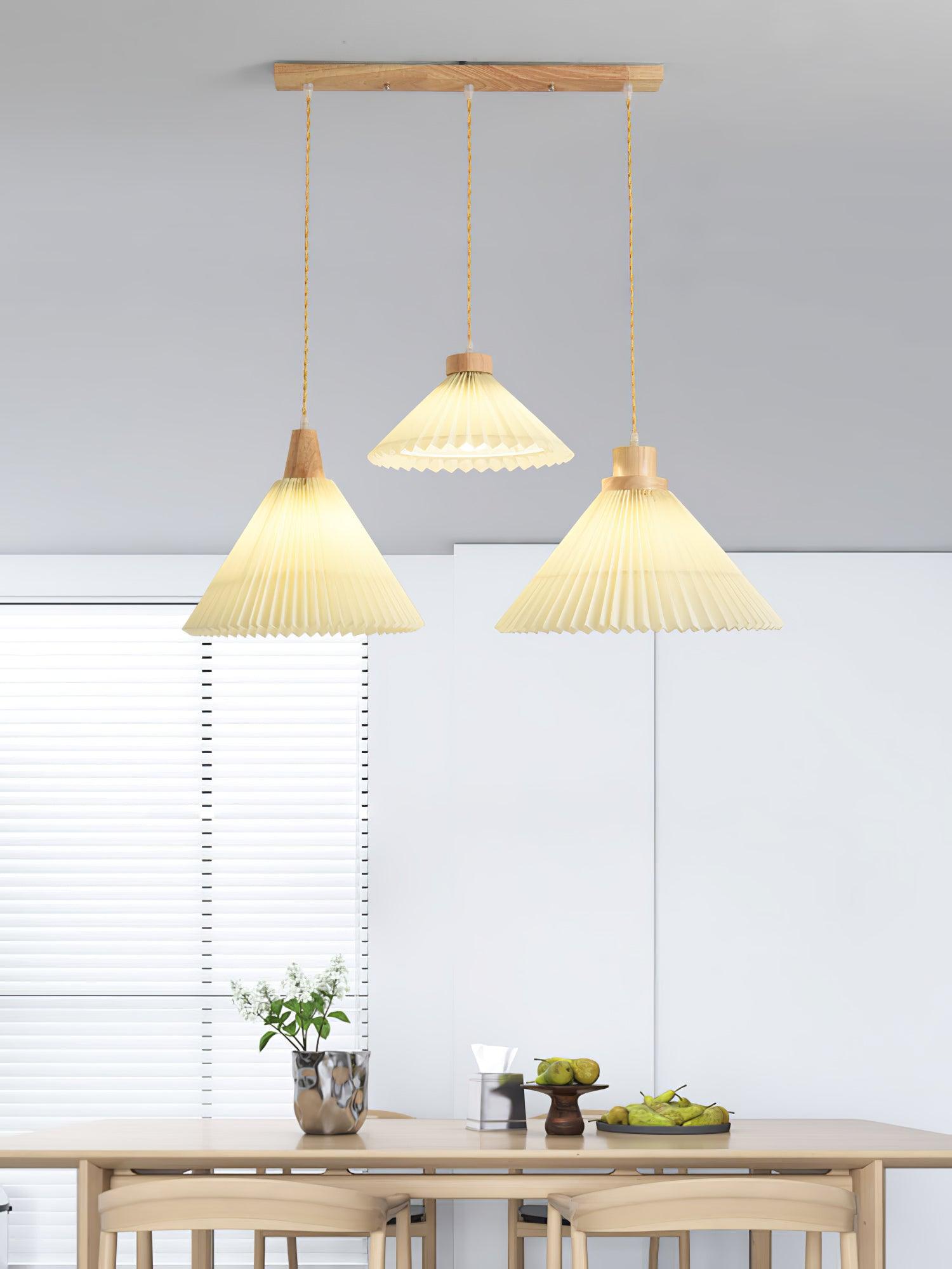 Flora Modern Holz Pendelleuchte Leuchte-Letslighting