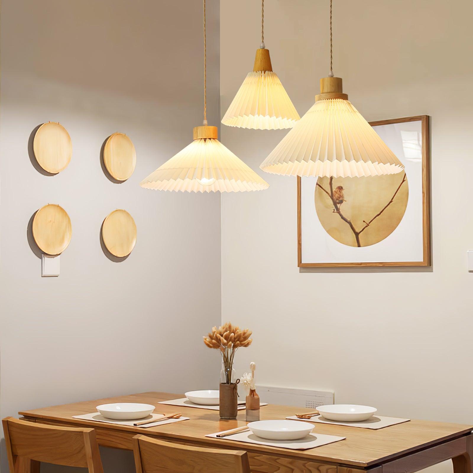 Flora Modern Holz Pendelleuchte Leuchte-Letslighting