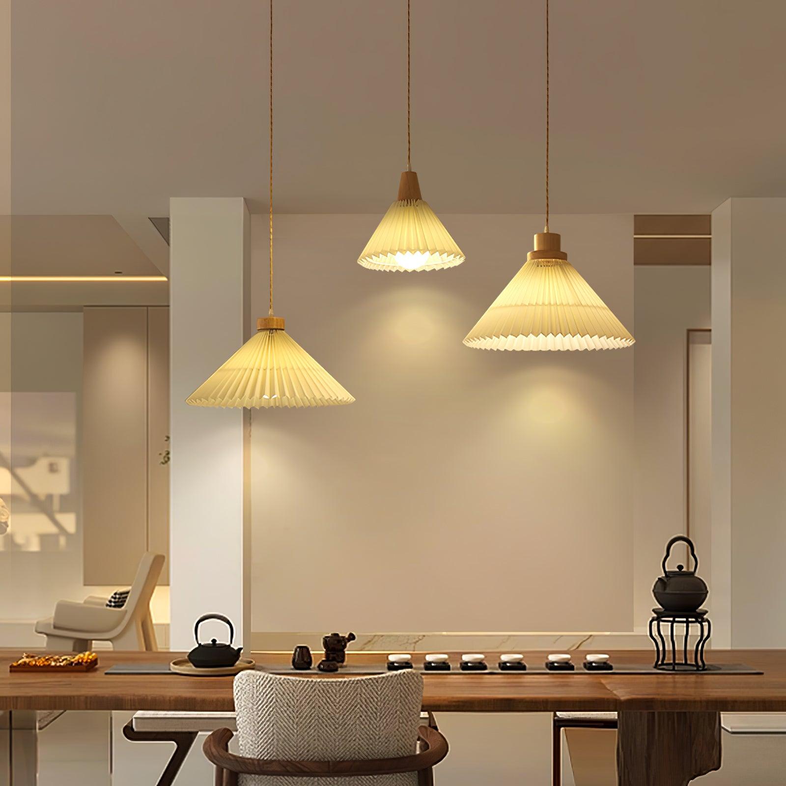 Flora Modern Holz Pendelleuchte Leuchte-Letslighting