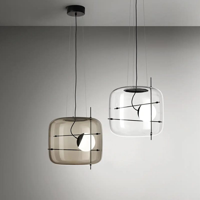 Lune Glas Zeitgemäß Pendelleuchte Leuchte-Letslighting