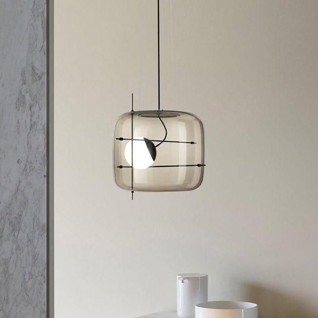 Lune Glas Zeitgemäß Pendelleuchte Leuchte-Letslighting