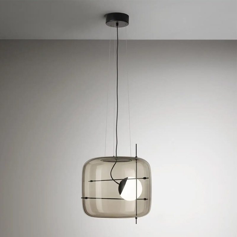 Lune Glas Zeitgemäß Pendelleuchte Leuchte-Letslighting
