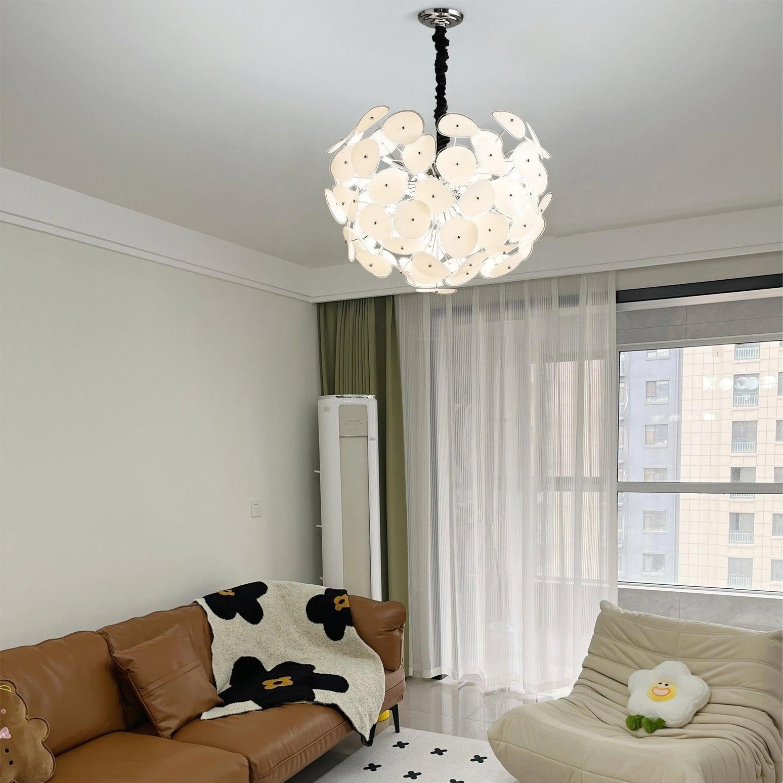 Thera Künstlerischer Kugelglas-Kronleuchter