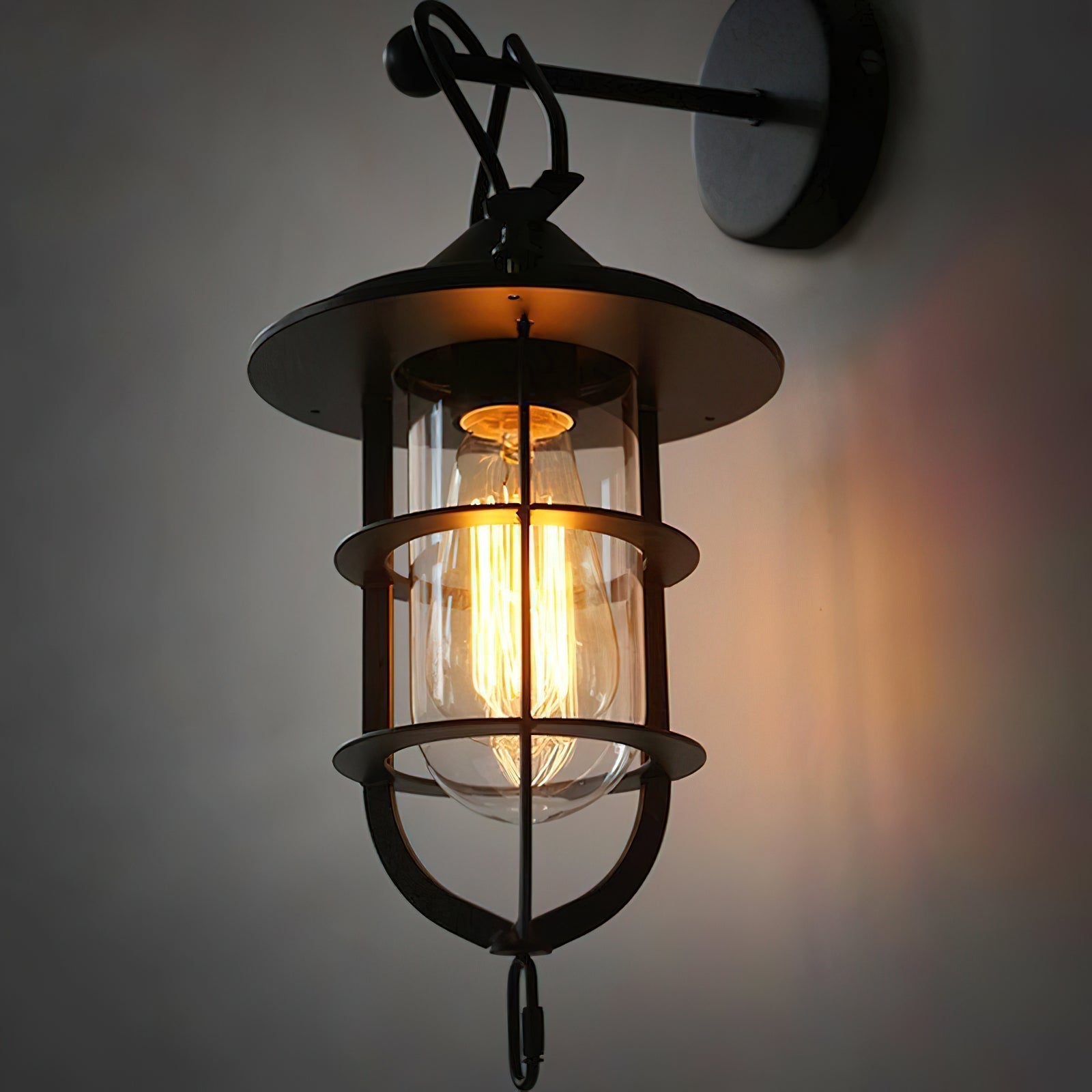 Zatheir Klassische Industrie-Wandleuchte im Vintage-Stil-Letslighting