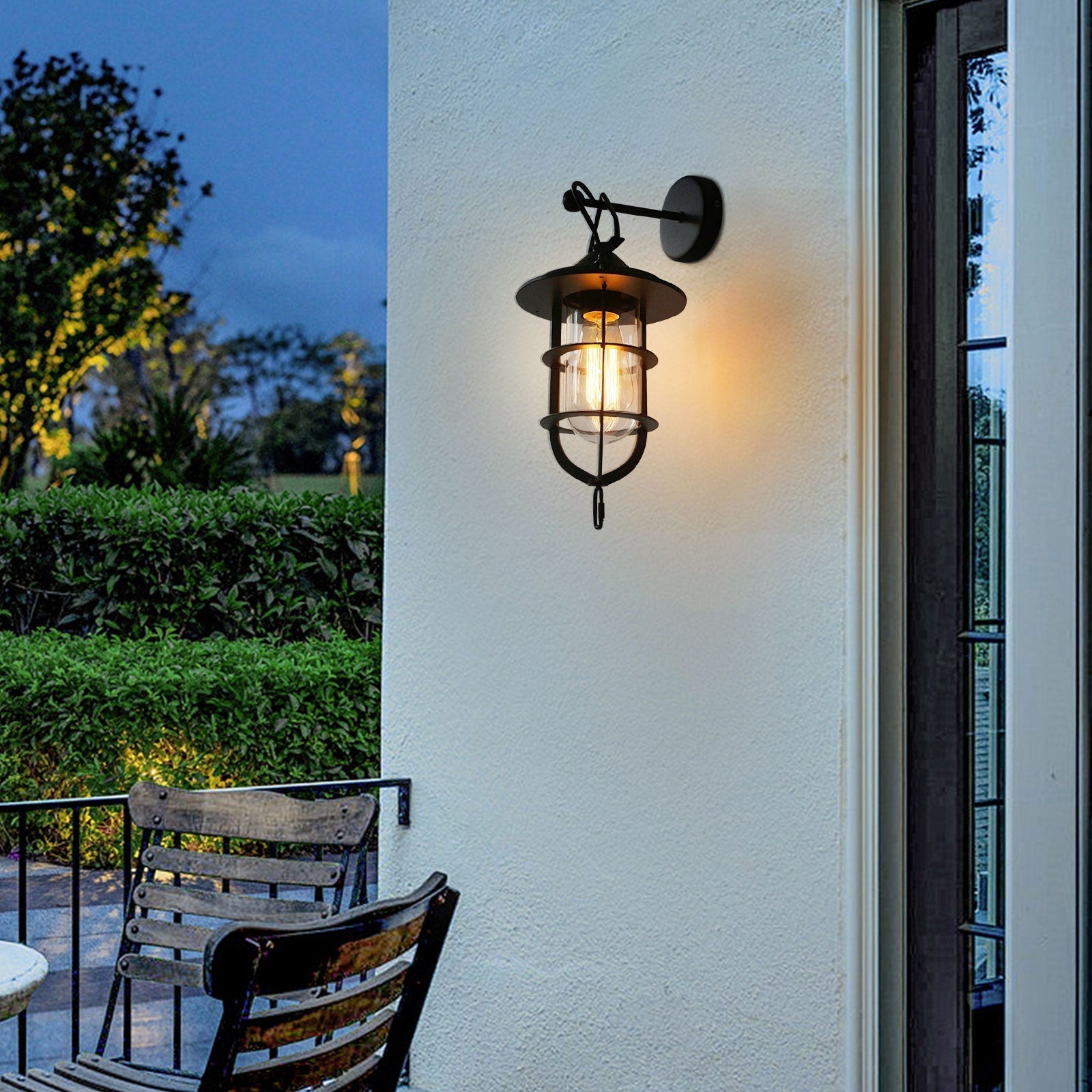 Zatheir Klassische Industrie-Wandleuchte im Vintage-Stil-Letslighting