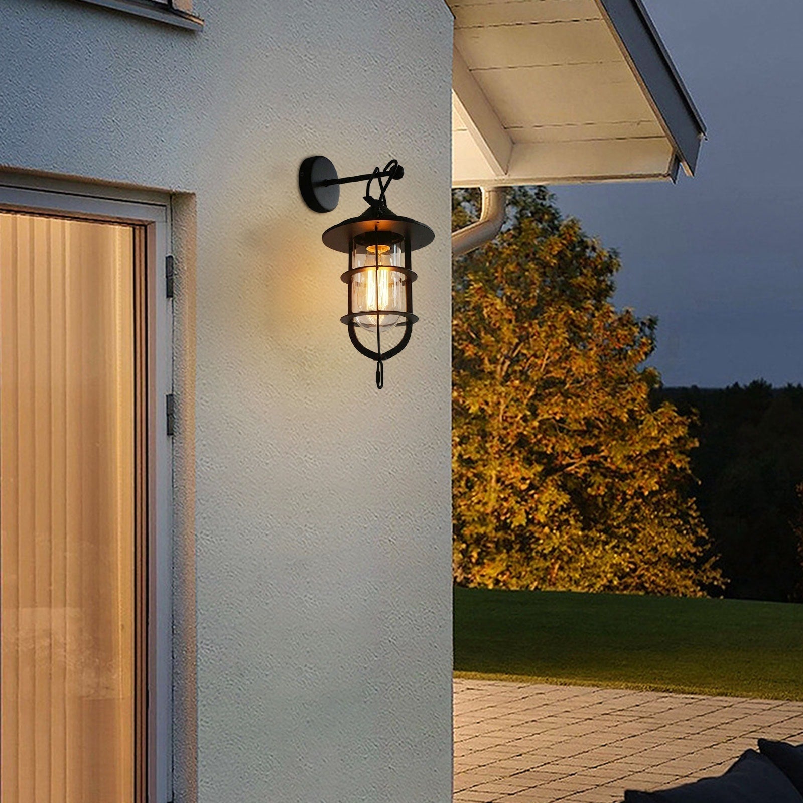Zatheir Klassische Industrie-Wandleuchte im Vintage-Stil-Letslighting