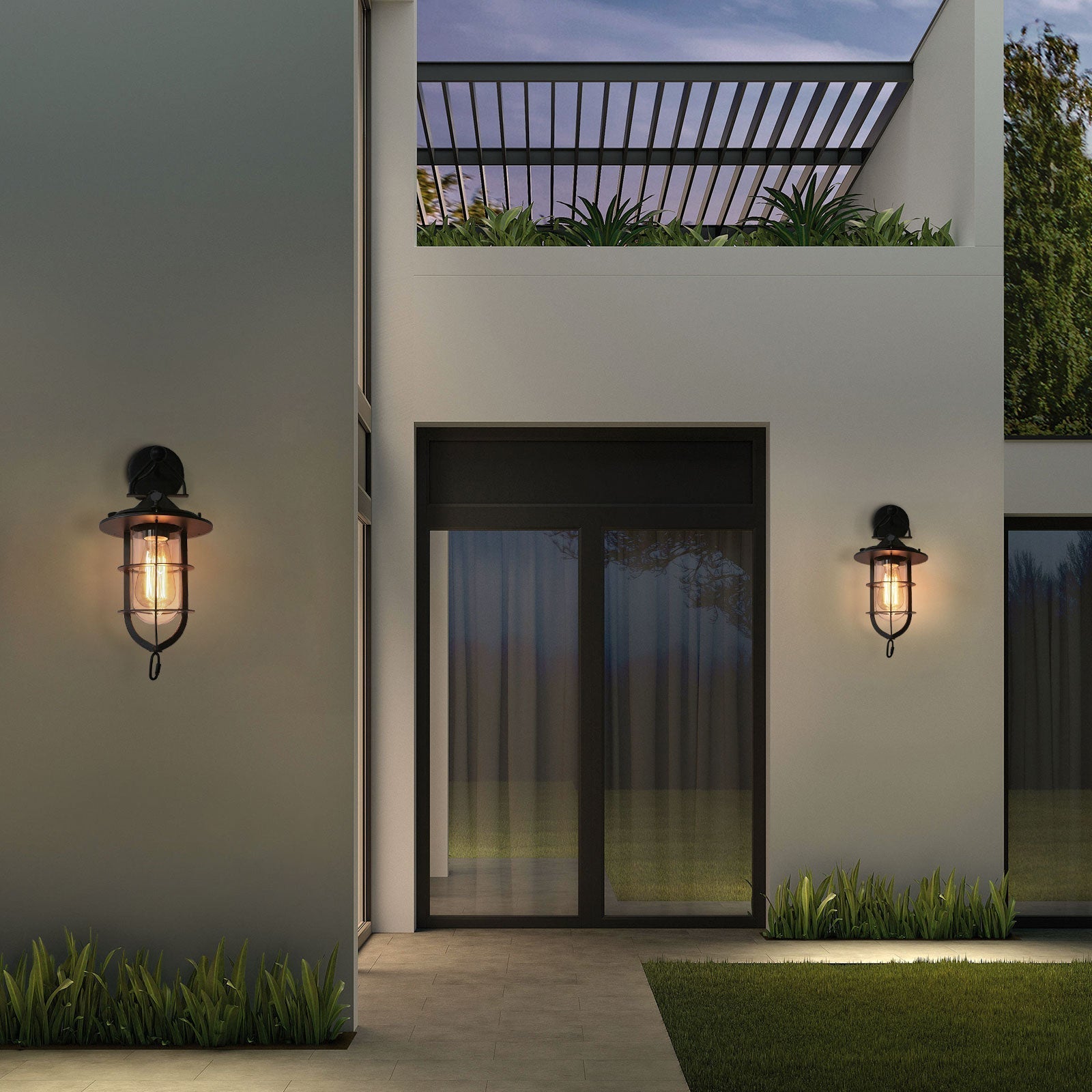 Zatheir Klassische Industrie-Wandleuchte im Vintage-Stil-Letslighting