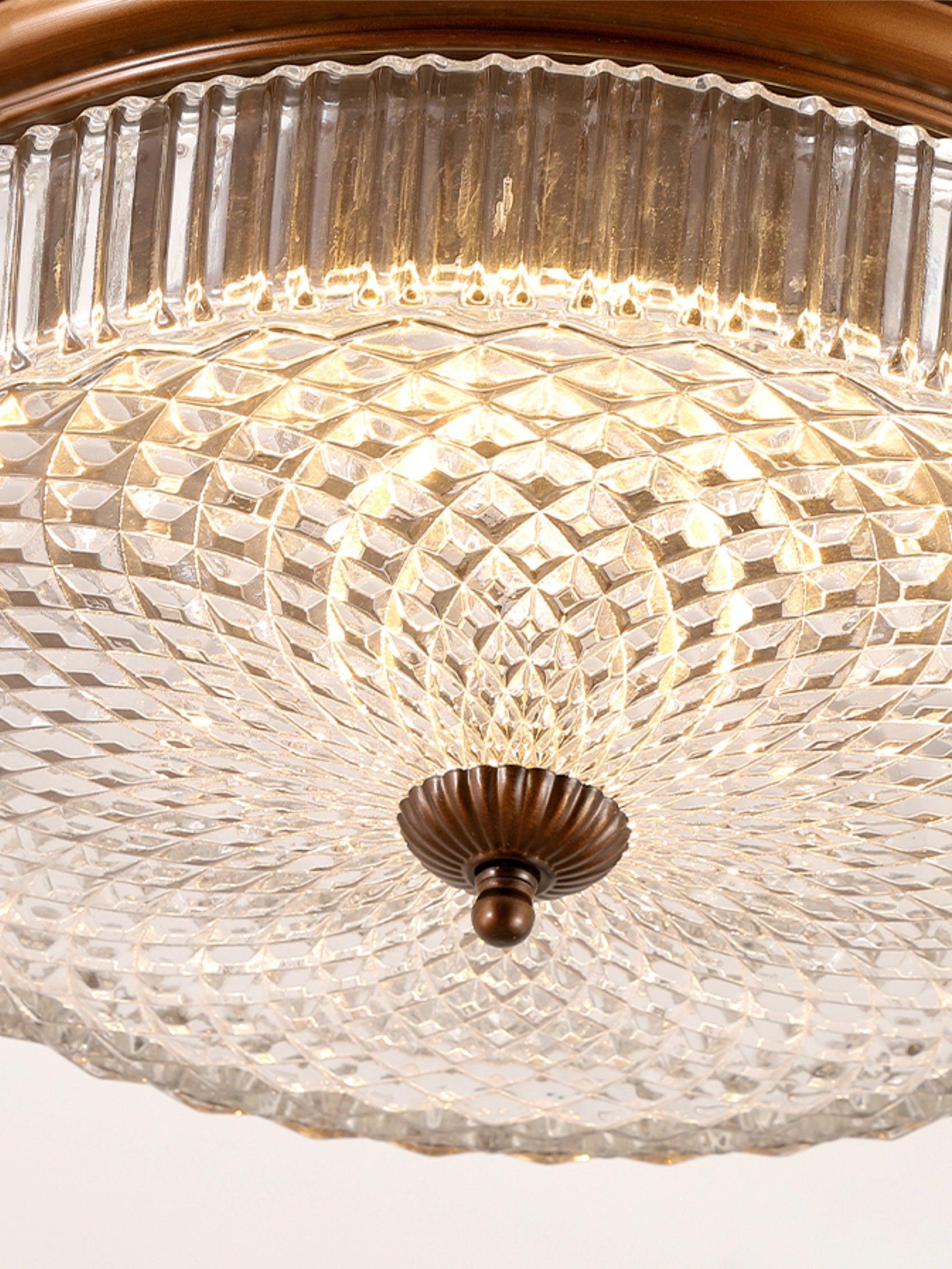 Ulcarir Retro Glas Deckenlampe-Letslighting