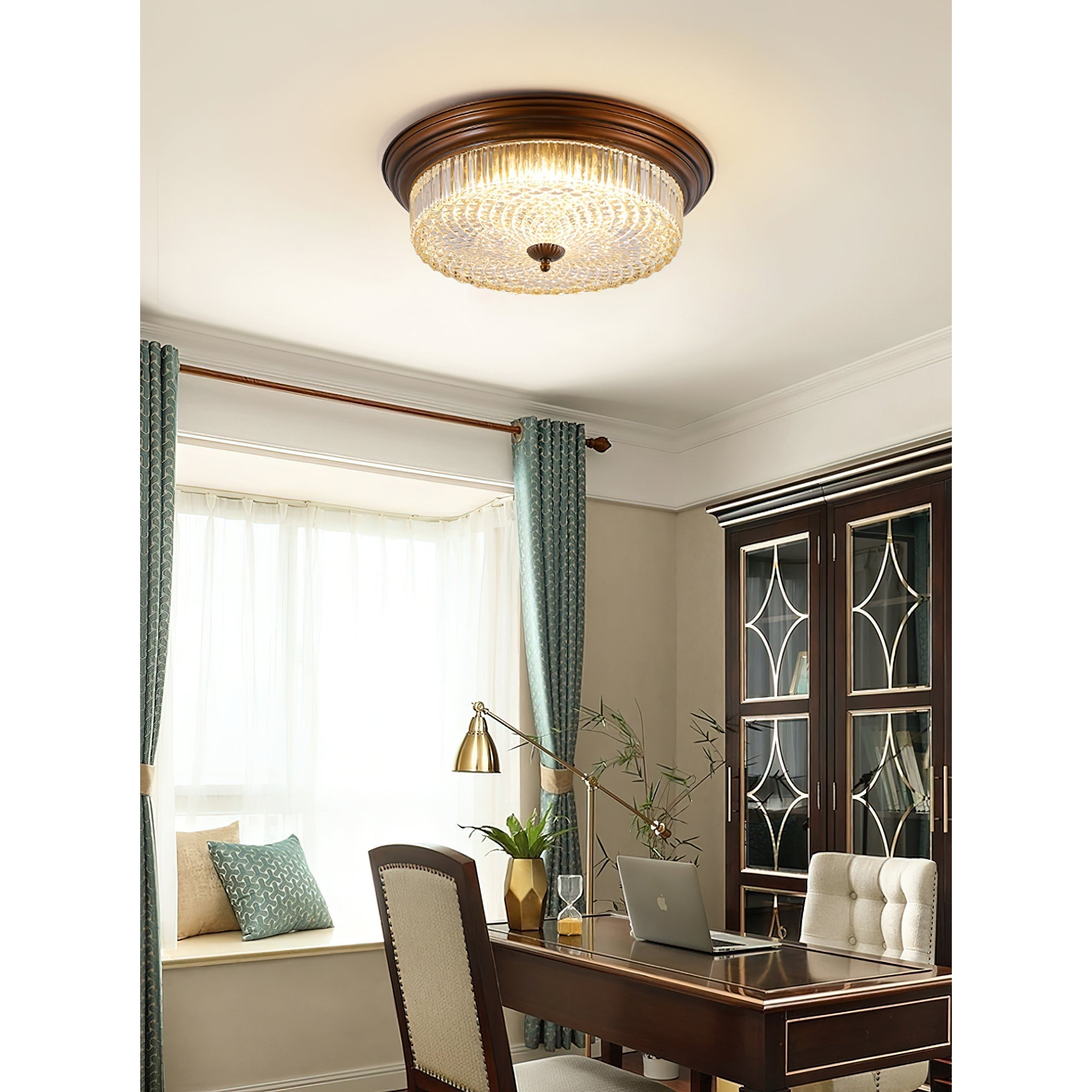 Ulcarir Retro Glas Deckenlampe-Letslighting