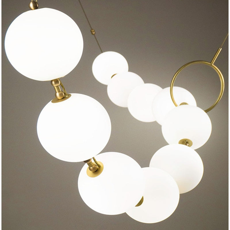 Valentina Designer Pendelleuchte Wohnzimmer/Schlafzimmer Gold Metall