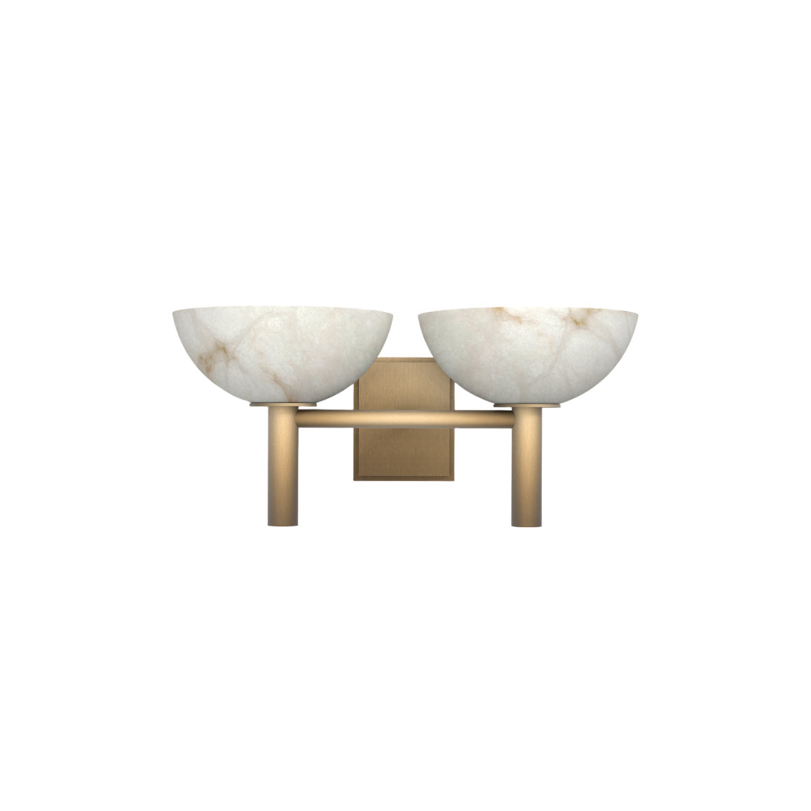 Weft Modern Minimalist Alabaster Metal Wall Lamp - Letslighting