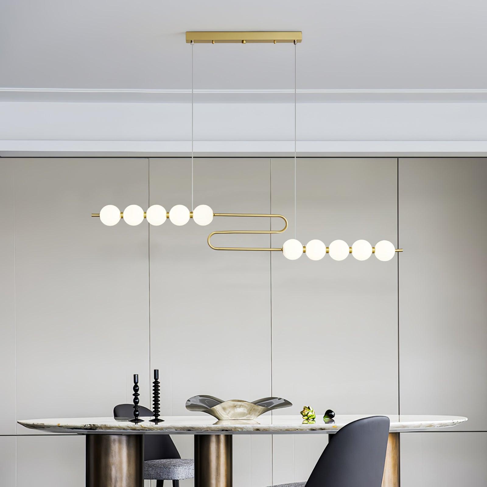 Linea Zeitgenössisch Messing Pendelleuchte-Letslighting