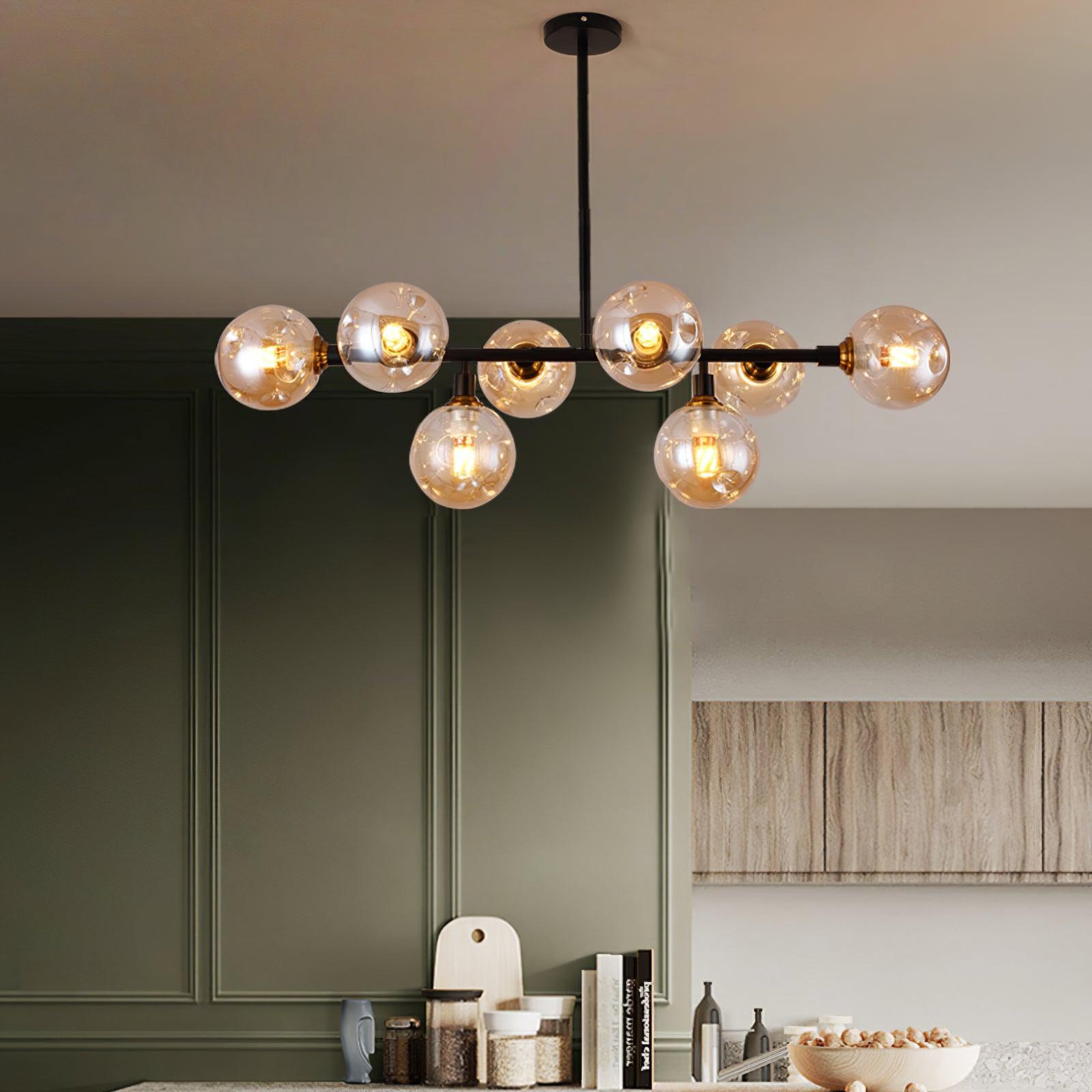 Lustra Minimalistischer Kronleuchter aus Glas-Letslighting