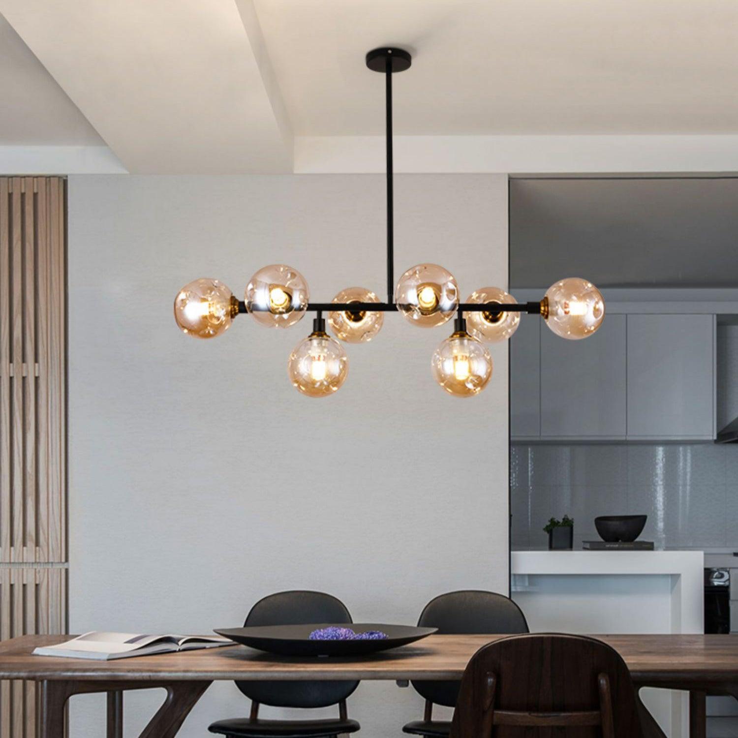 Lustra Minimalistischer Kronleuchter aus Glas-Letslighting