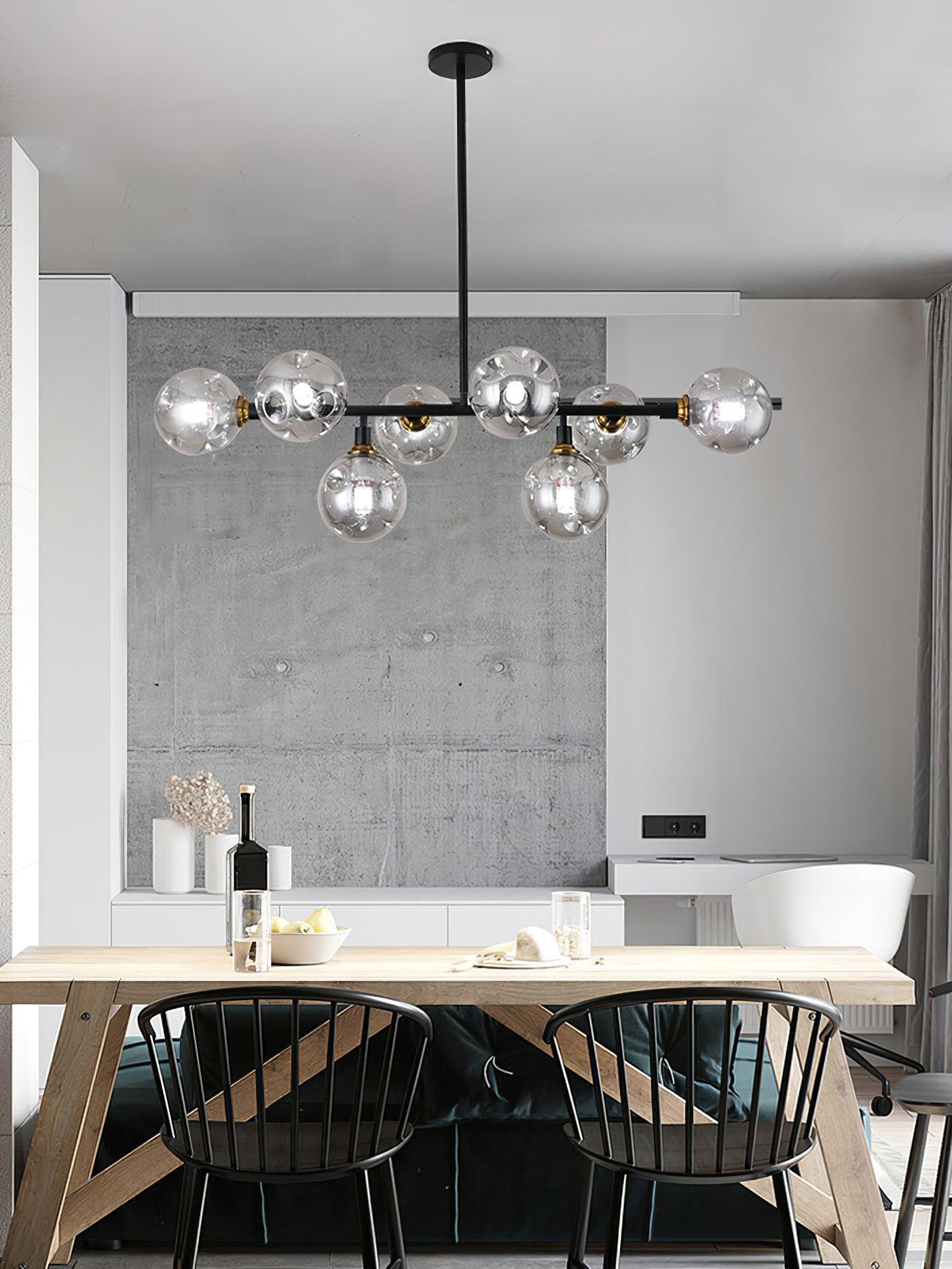 Lustra Minimalistischer Kronleuchter aus Glas-Letslighting