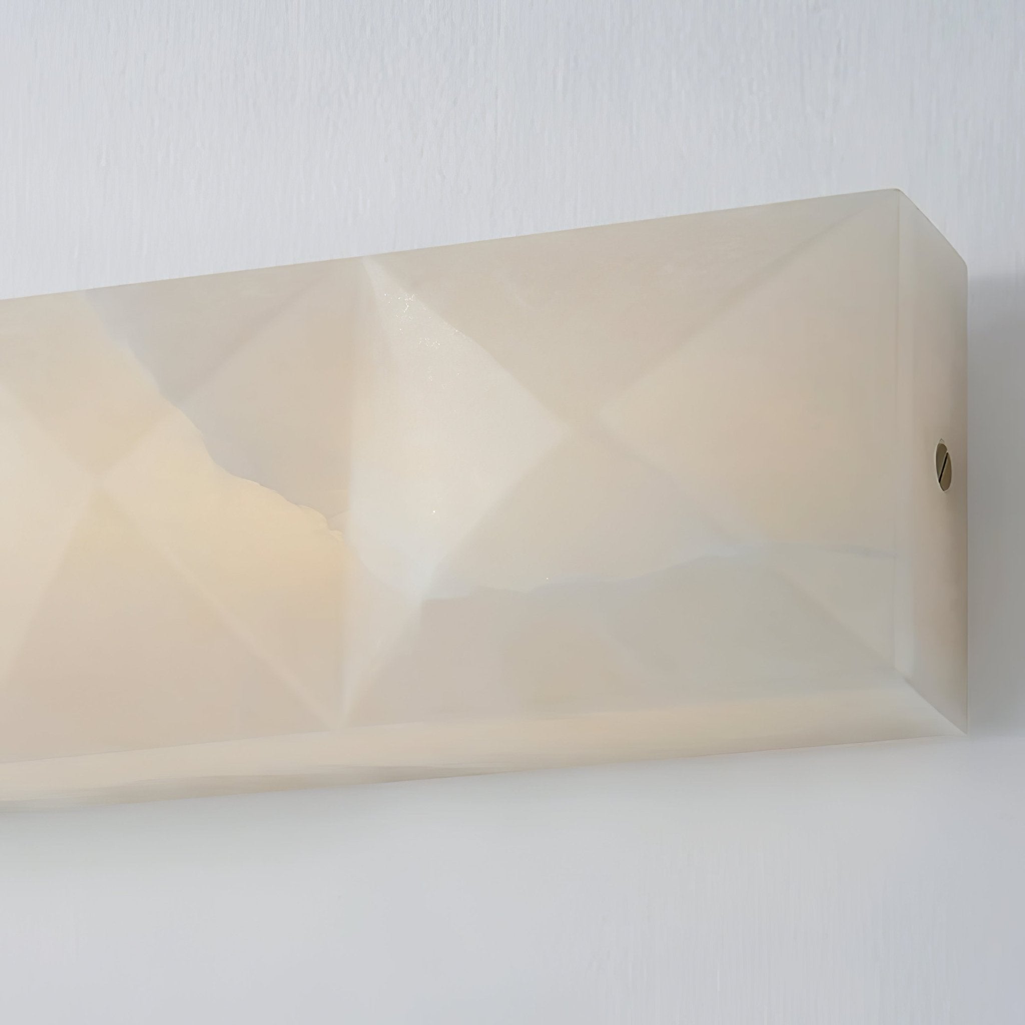 Dione Geometric Alabaster Wall Light - Neutralighting