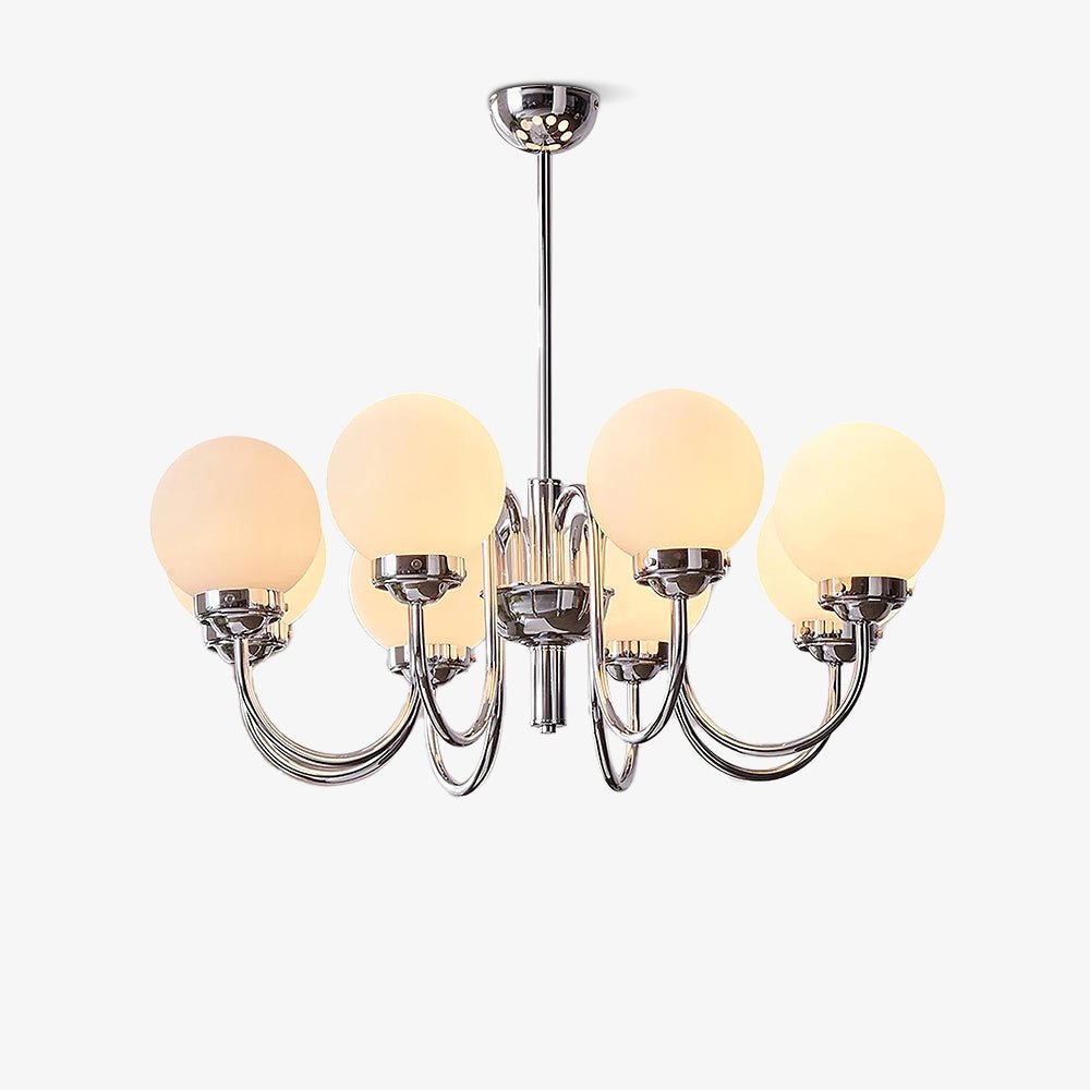 Lustra Kronleuchter Globe Chrom Vintage-Letslighting